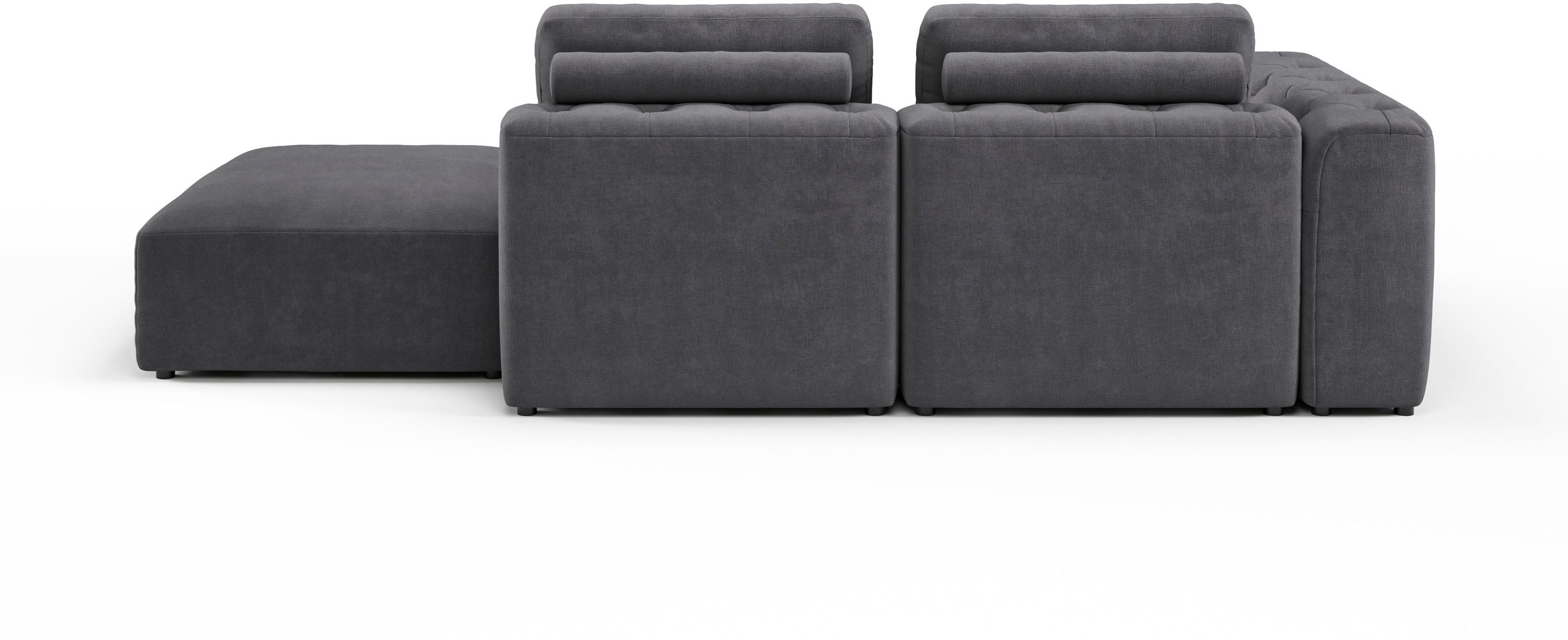 RAUM.ID Chaiselongue »Cushid«, Modul-Sofa, bestehend aus 2-Sitzer und Hocker