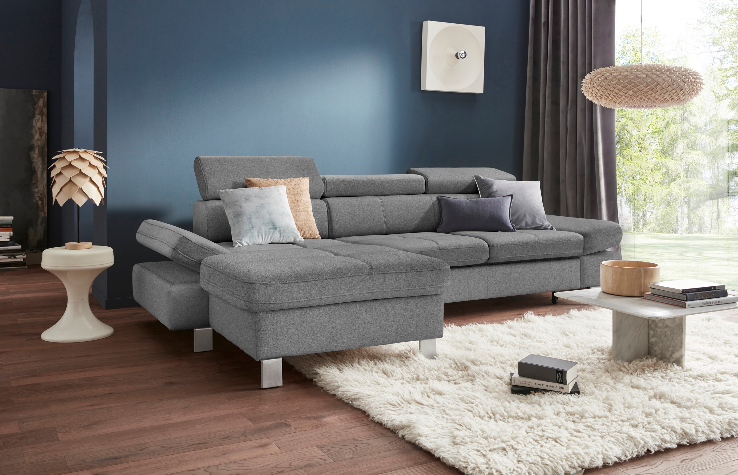 exxpo - sofa fashion Ecksofa »Fiji, hochwertige Detailverarbeitung im Sitz günstig online kaufen