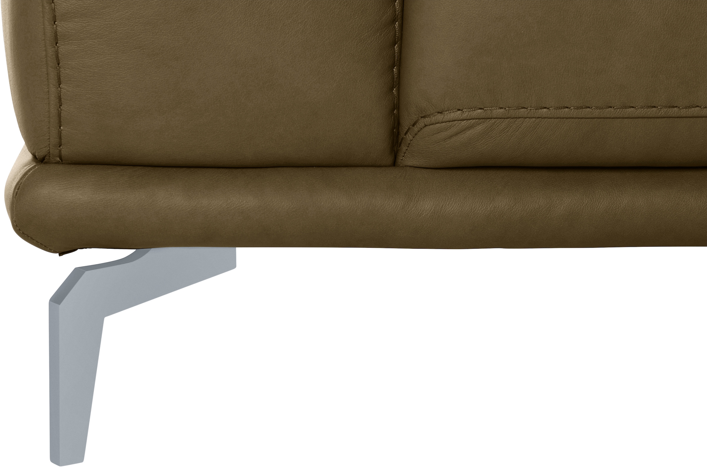 W.SCHILLIG 2,5-Sitzer »montanaa«, mit Metallfüßen in Silber matt, Breite 212 cm