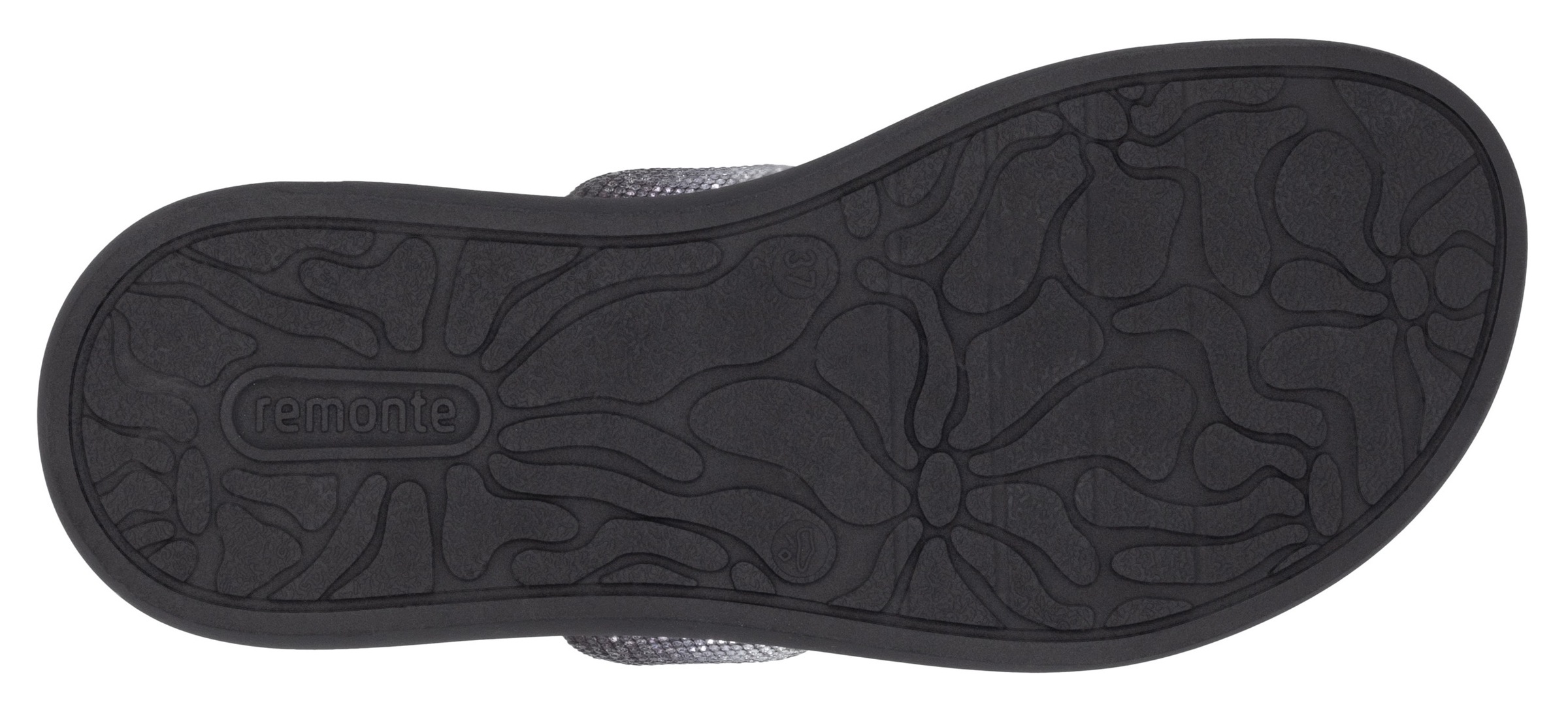 Remonte Pantolette  , Plateau, Sommerschuh, Schlappen mit funkelenden Strasssteinen