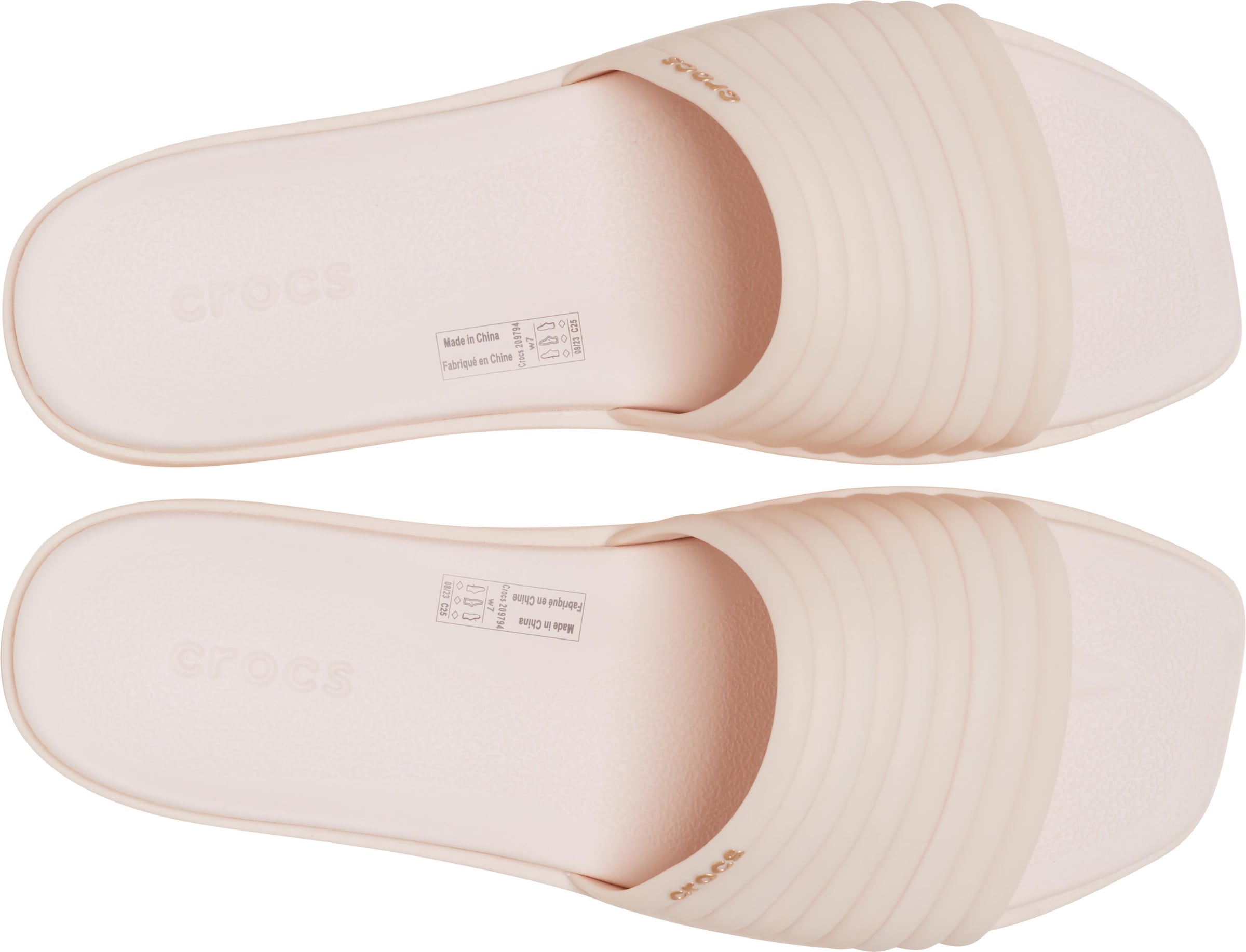 Crocs Pantolette »Miami Slide«, Badeschuh, Schlappen mit kleinem Keilabsatz