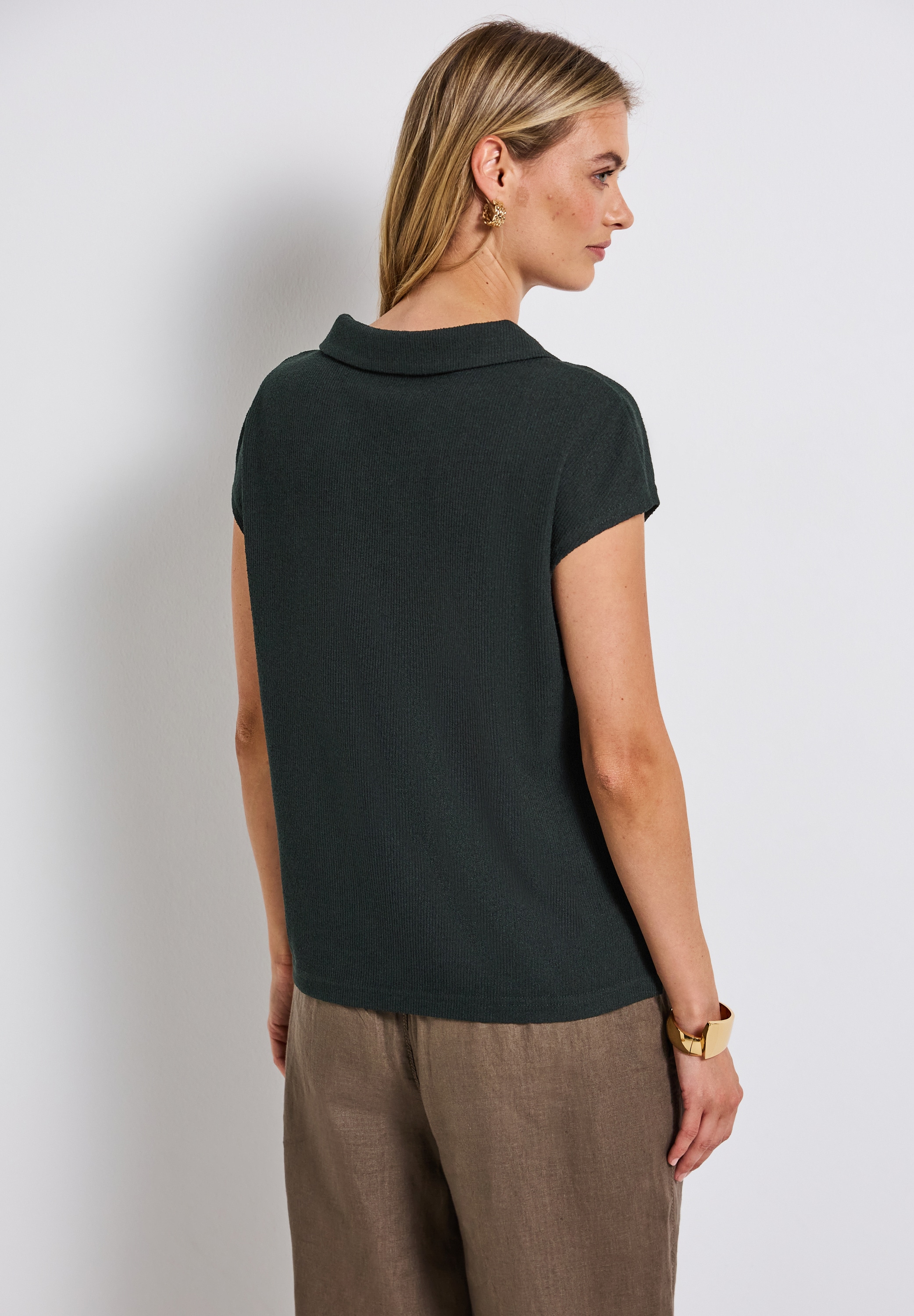STREET ONE Shirttop, mit überschnittenen Schultern