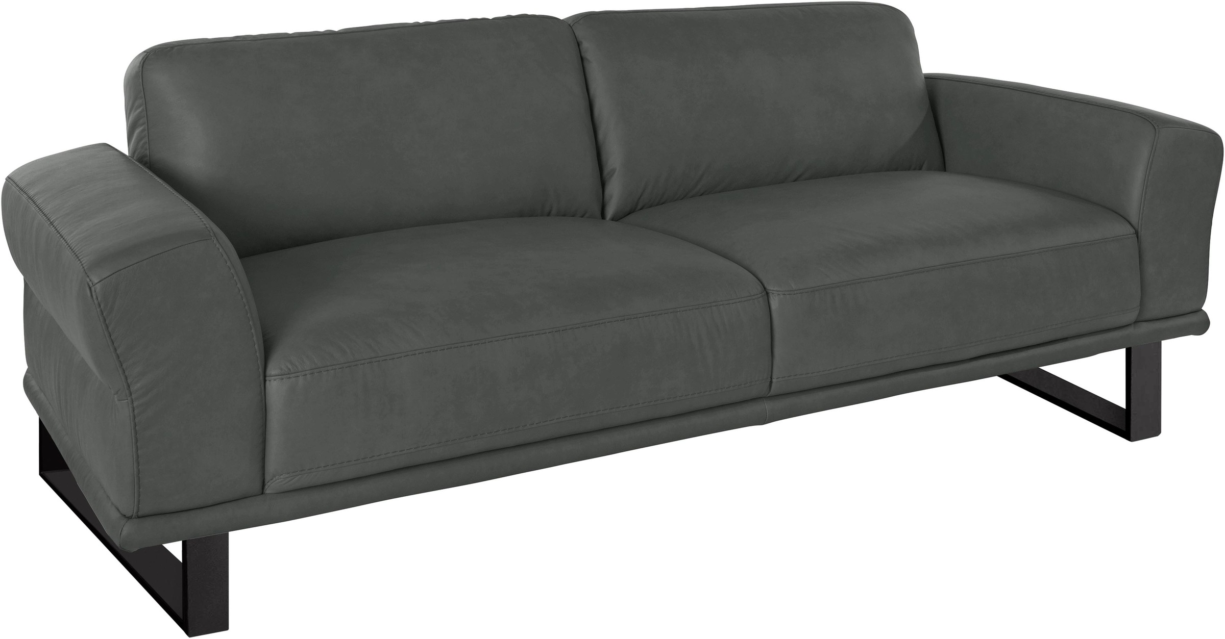 W.SCHILLIG 2,5-Sitzer "montanaa" mit Metallkufen in Schwarz pulverbeschicht günstig online kaufen