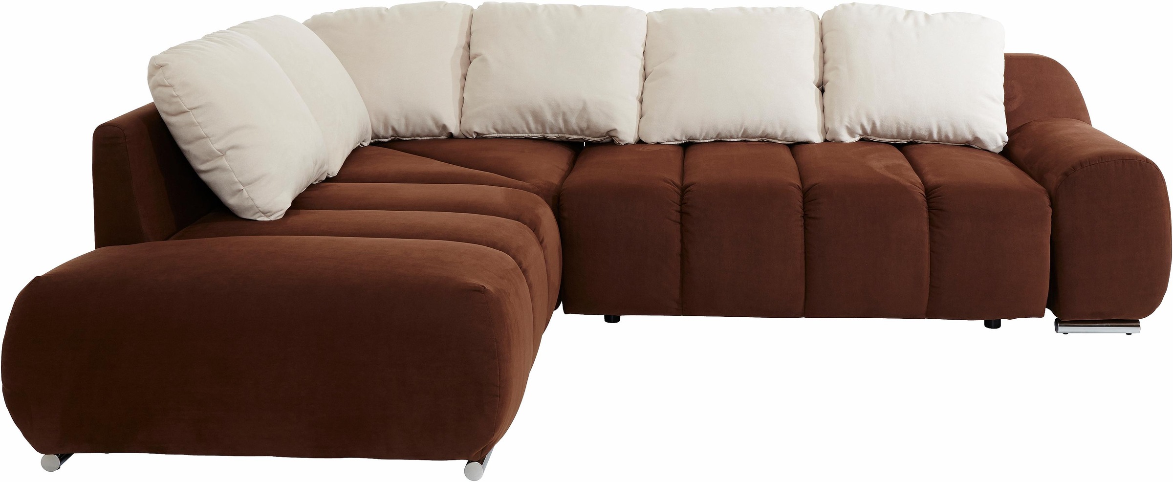 Home affaire Ecksofa »Bono L-Form« mit Ottomane, wahlweise mit Bettfunktion günstig online kaufen