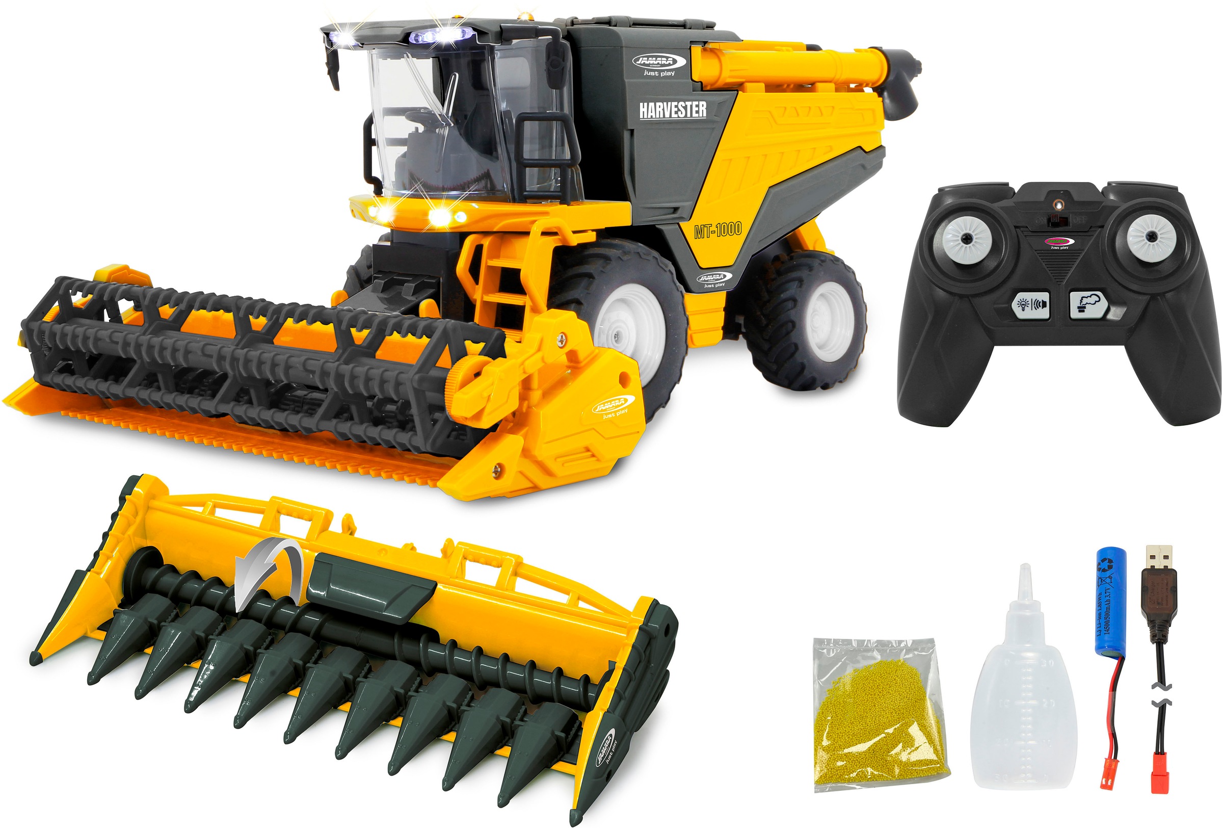 Jamara RC-Traktor »Mähdrescher MT-1000 1:24S 2,4GHz«, im Maßstab 1:24