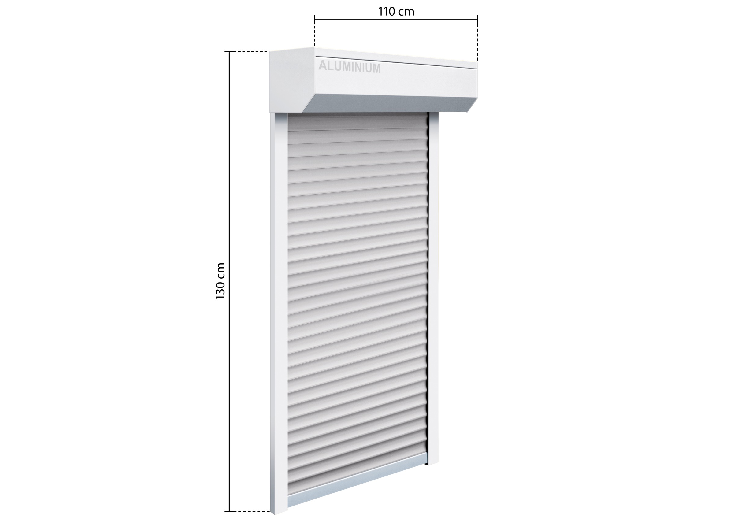 SCHELLENBERG Vorbaurollladen »Set für Fenster und Türen, Mini System für 40 mm Stahlrohrwellen«, (Set), PVC Jalousie, in verschiedenen Größen erhältlich, grau