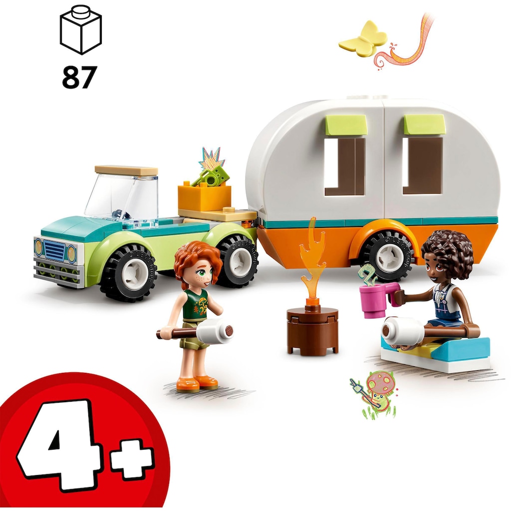 LEGO® Konstruktionsspielsteine »Campingausflug (41726), LEGO® Friends«, (87 St.)