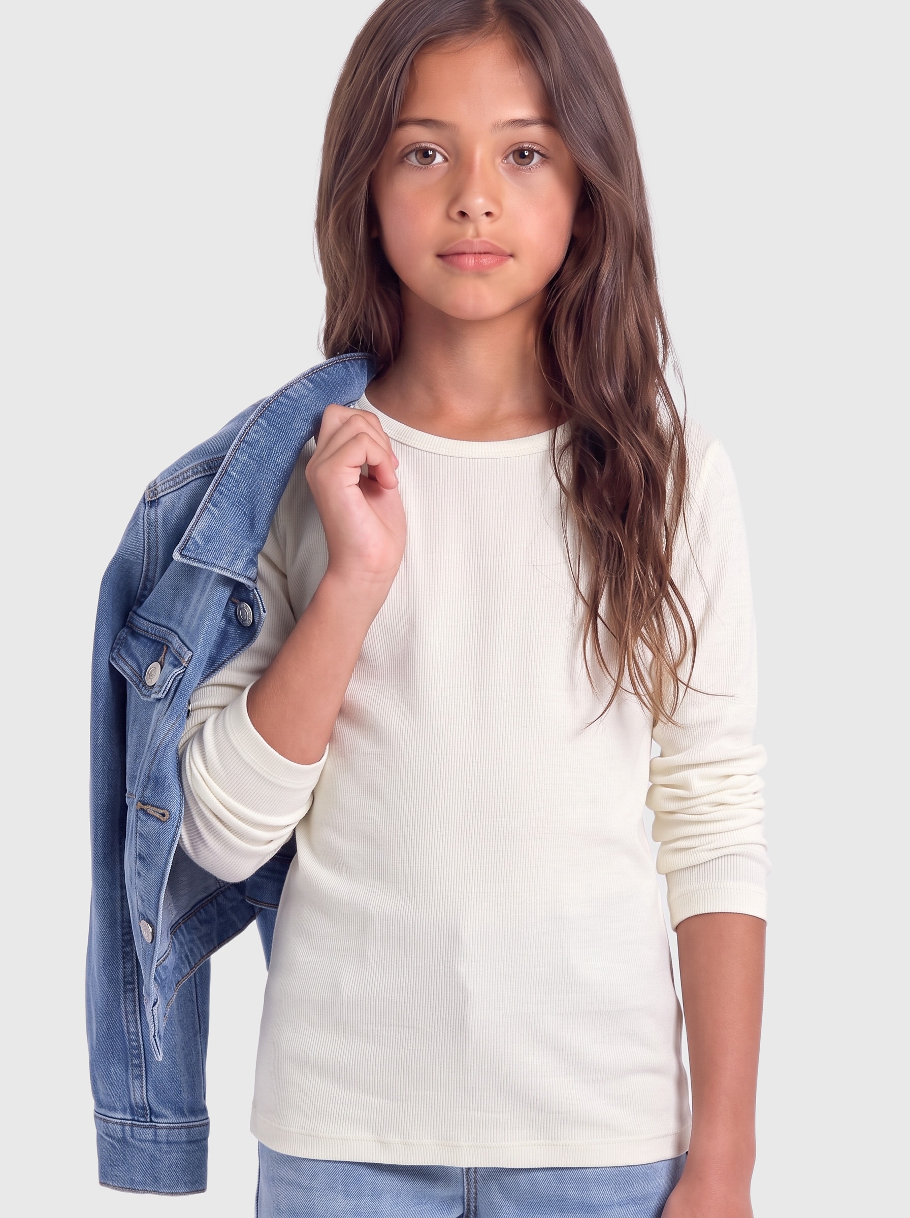 KIDS ONLY Langarmshirt »KOGLUCKY L/S O NECK TOP JRS 2-PACK« Packung, 2