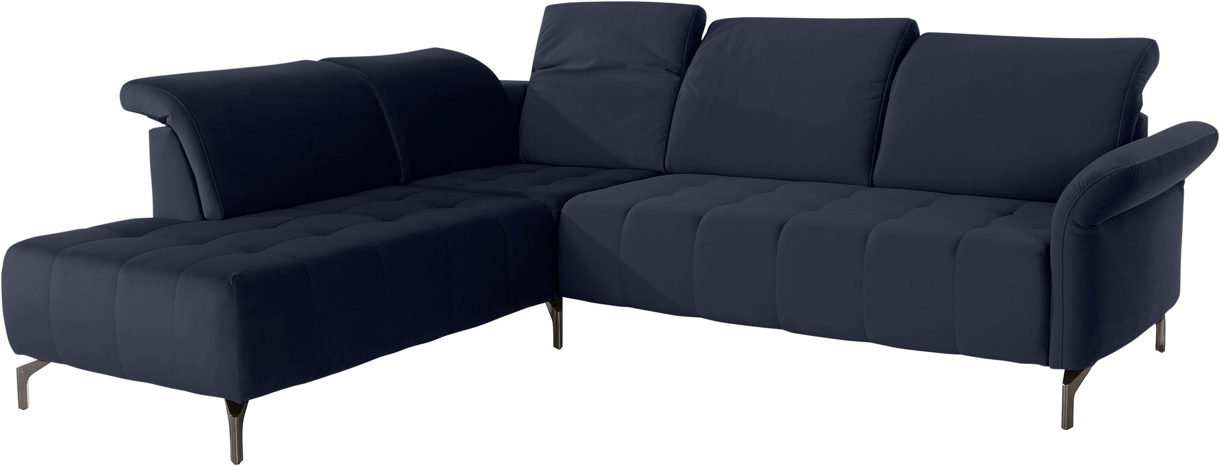 INOSIGN Ecksofa »Fresh L-Form«, Federkern, wahlweise Kopfteilverstellung und motorischer Vorziehsitz