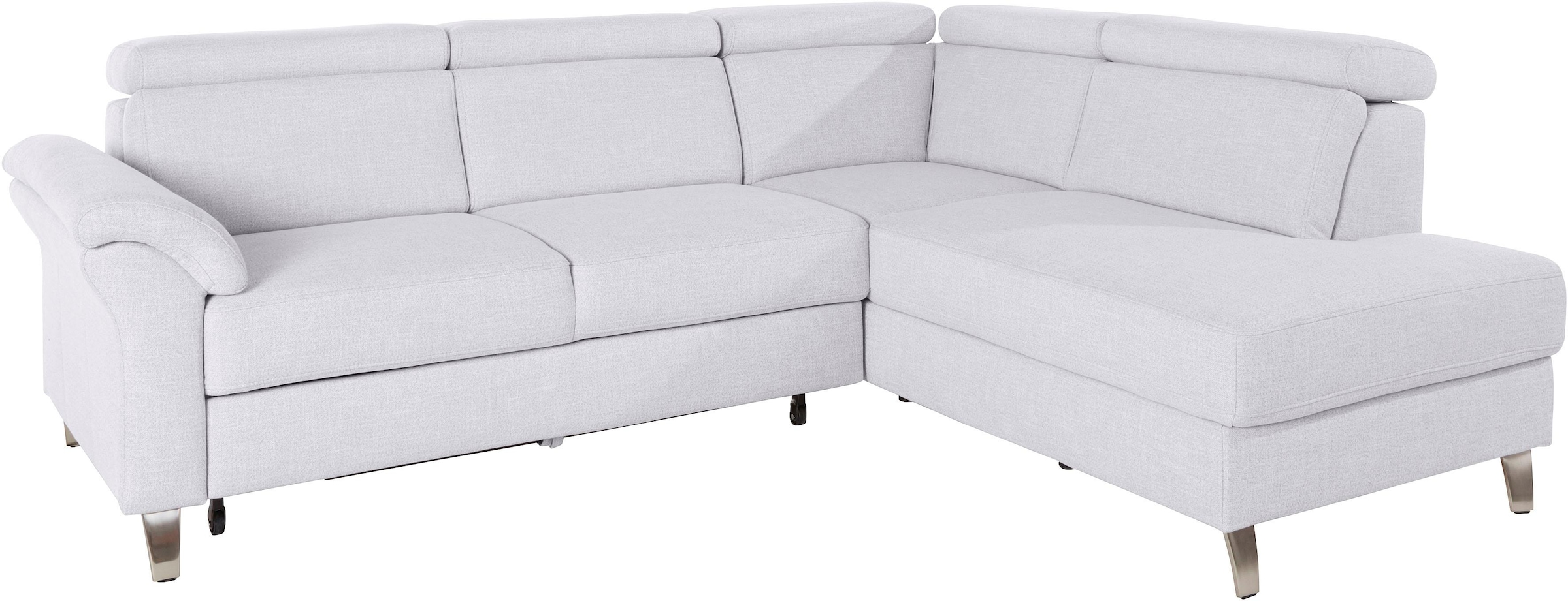 sit&more Ecksofa »Arngast L-Form« inklusive Kopfteilverstellung und Federke günstig online kaufen