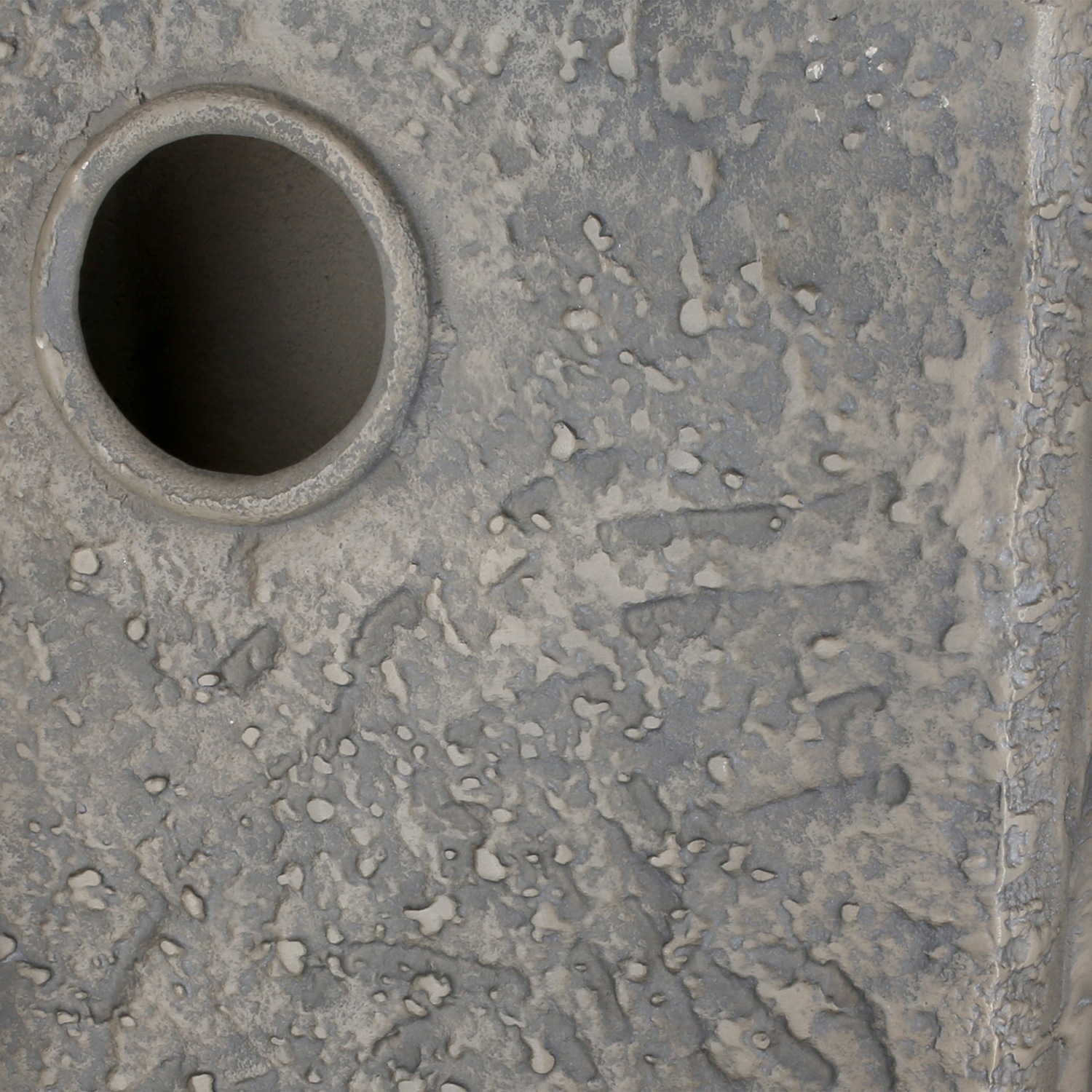 GILDE Tischvase »Vase Purton grau H. 38,5 cm« Dekovase, Purton, Filzboden, Tischdekoration, stilvoll, hochwertig