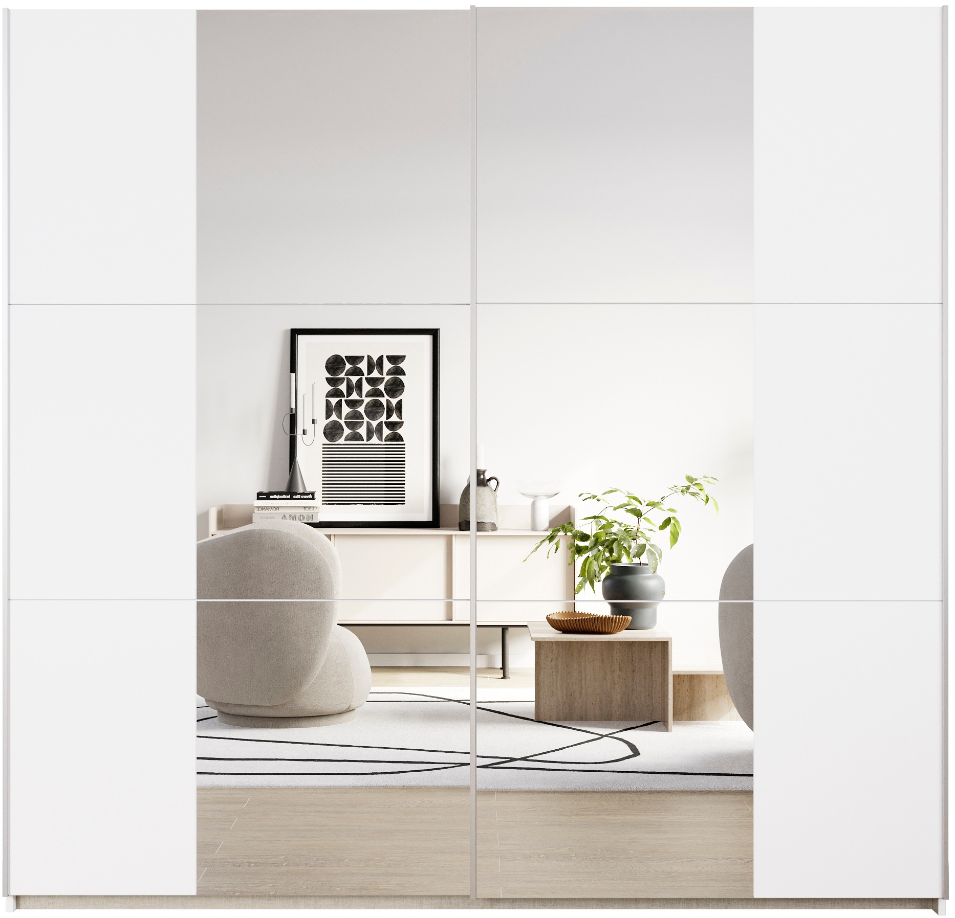 rauch Kleiderschrank »Kleiderschrank Drehtürenschrank Schrank Garderobe KRO günstig online kaufen