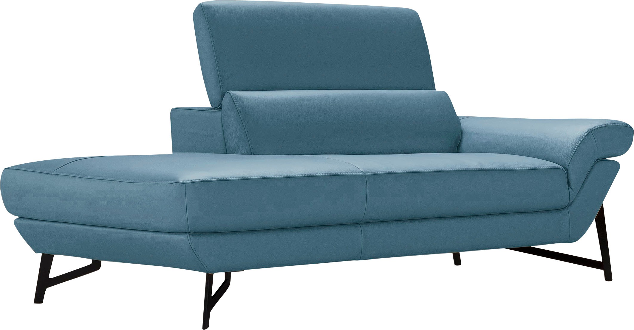 Egoitaliano Ottomane »Narcisa, Designsofa«, mit verstellbarer Kopfstütze, Solitärmöbel als Blickfang
