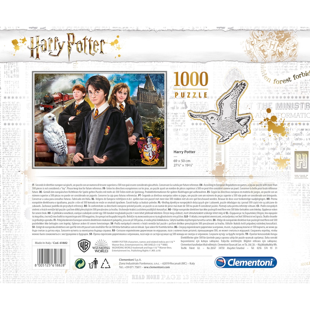 Clementoni® Puzzle »Harry Potter, Brief Case«