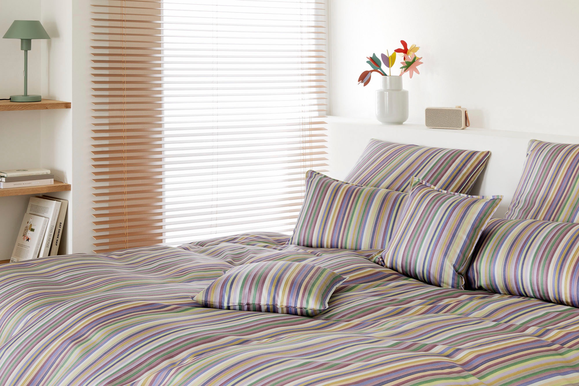 Elegante Bettwäsche »Side by side« 2 Stk. tlg. angenehmes Hautgefühl günstig online kaufen