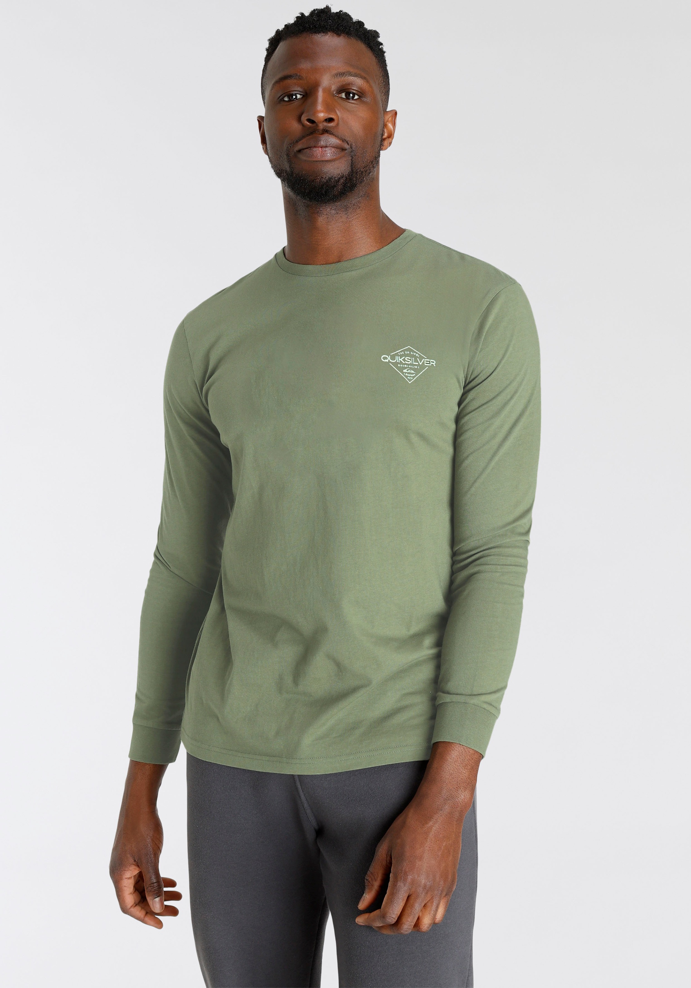 Quiksilver Langarmshirt »DIAMONDS BEST LS TEE PACK3 YM«, (2 tlg.)