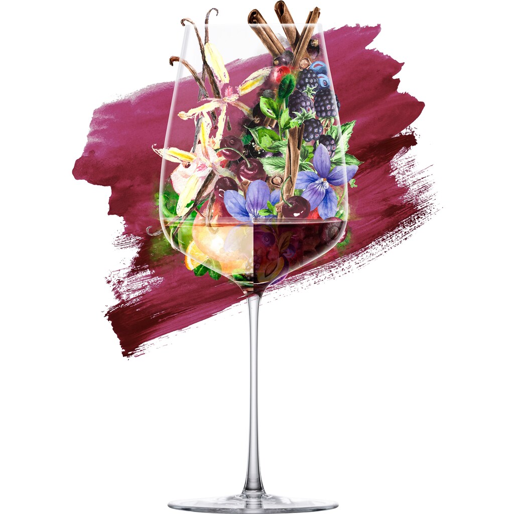 Eisch Gläser-Set »ESSENCA SENSISPLUS«, (Set, 3 tlg., 1 Rotweinglas, 1 Weißweinglas, 1 Champagnerglas)