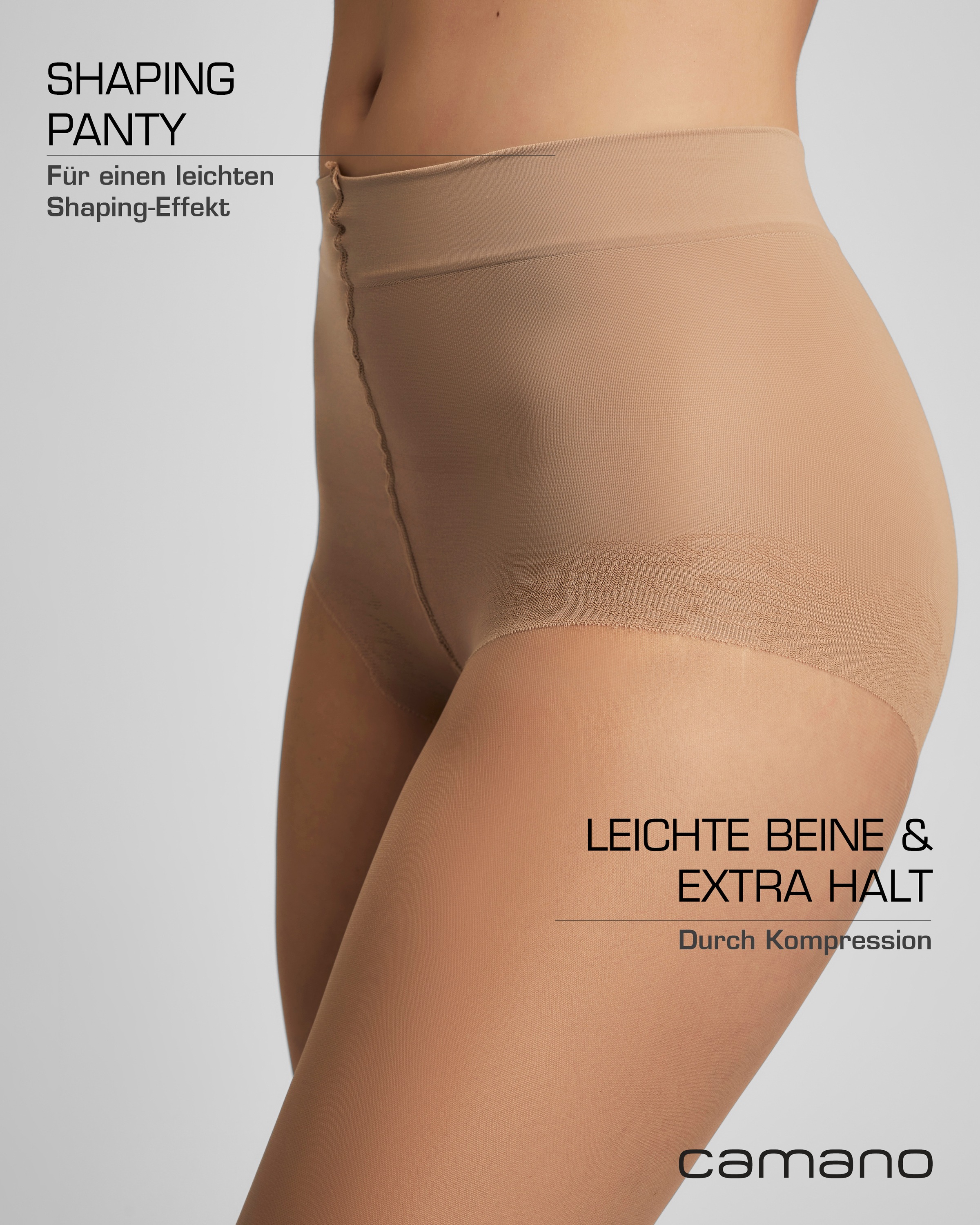 Camano Shaping-Strumpfhose »fine functional« 20 DEN mit nahtloser Verarbeitung