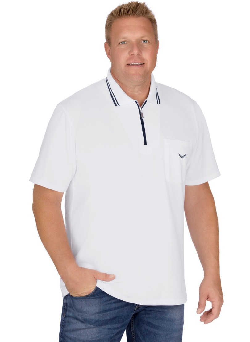 Trigema Poloshirt »TRIGEMA Poloshirt mit Reißverschluss«, (1 tlg.)