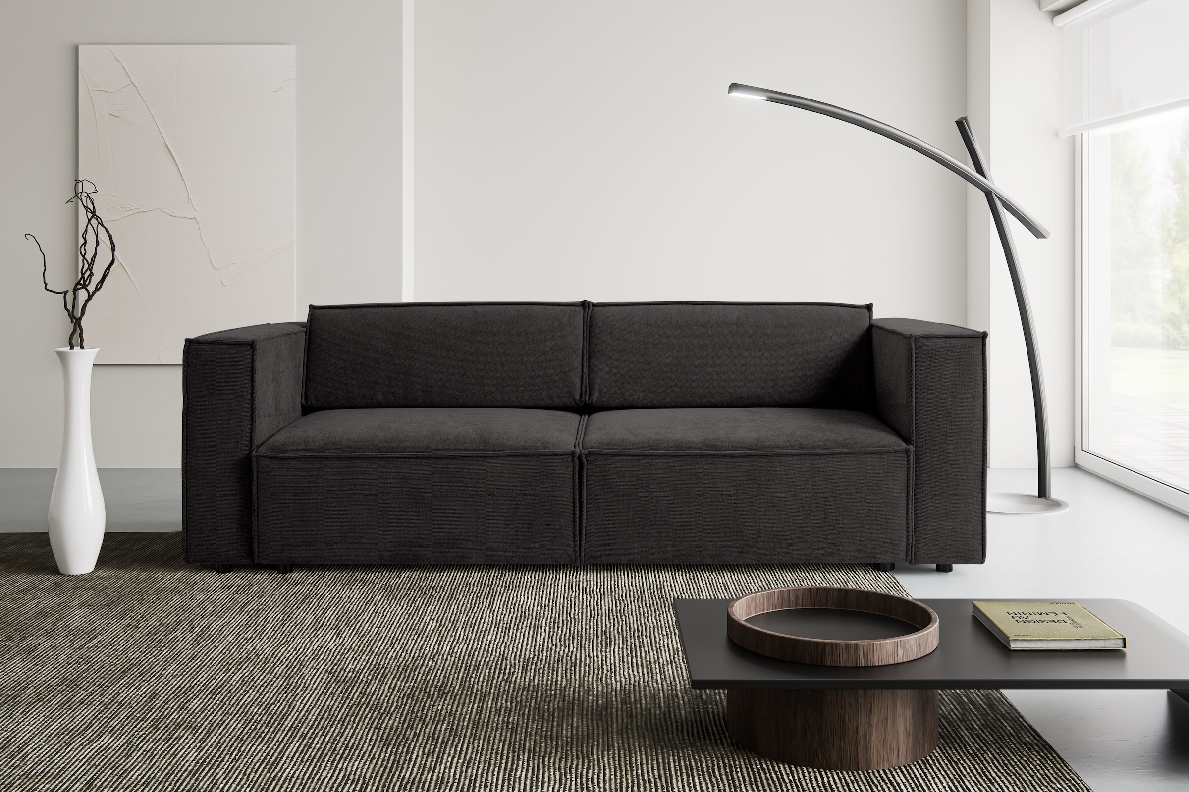 WERK2 Schlafsofa »Kansas Breite 252 cm, mit extragroßer Liegefläche 202x152 günstig online kaufen