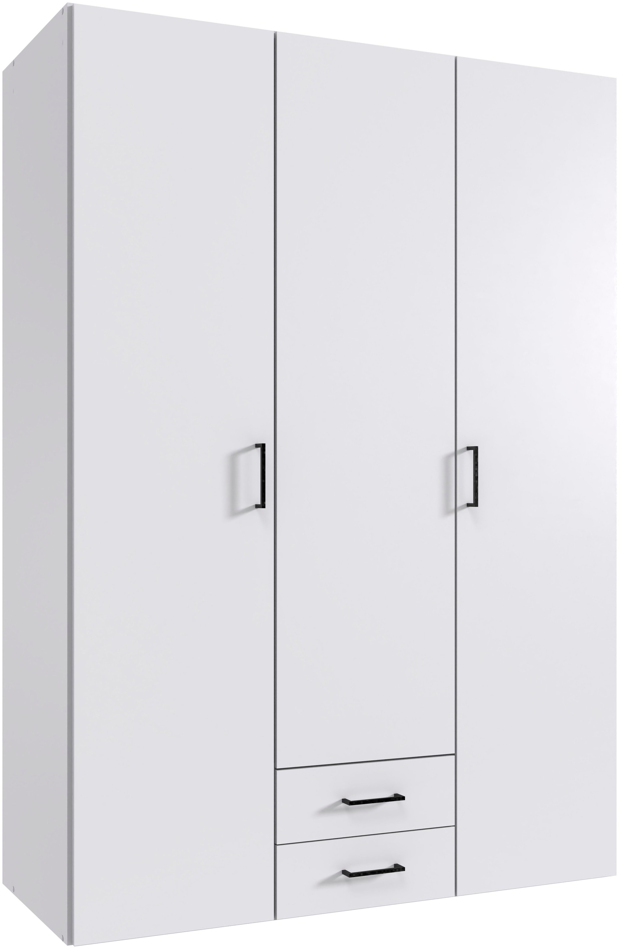 Wimex Drehtürenschrank »Mugano« mit langen oder kurzen Griffen aus Metall, günstig online kaufen