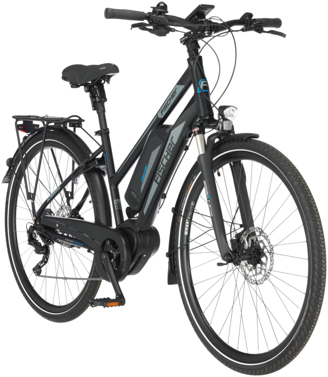 FISCHER Fahrrad E-Bike »VIATOR 1861.1 557«, 9 Gang, Shimano, XT, (mit Akku-Ladegerät-mit Werkzeug)