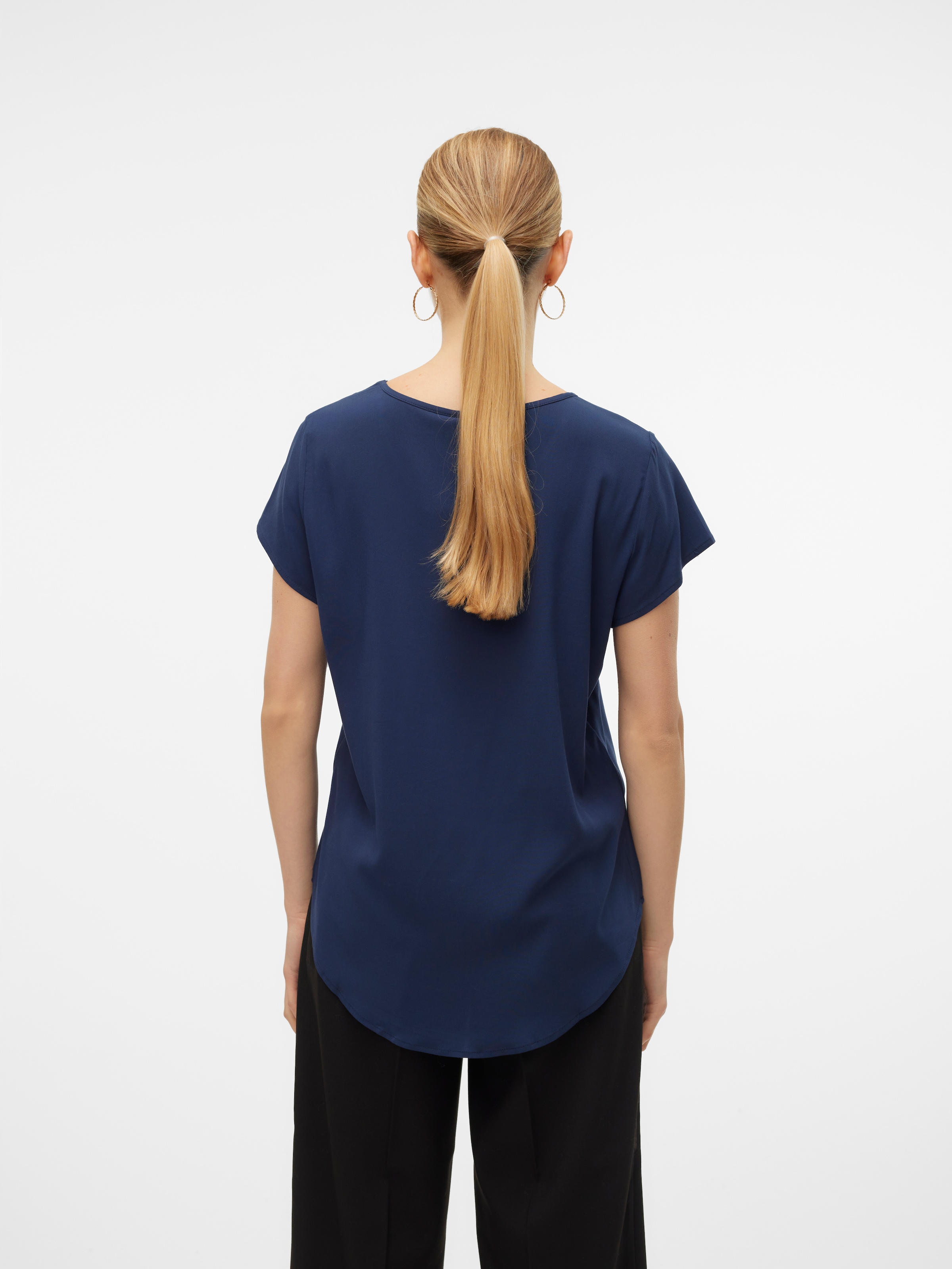 Vero Moda Blusenshirt »VMBELLA SS TOP WVN GA NOOS«