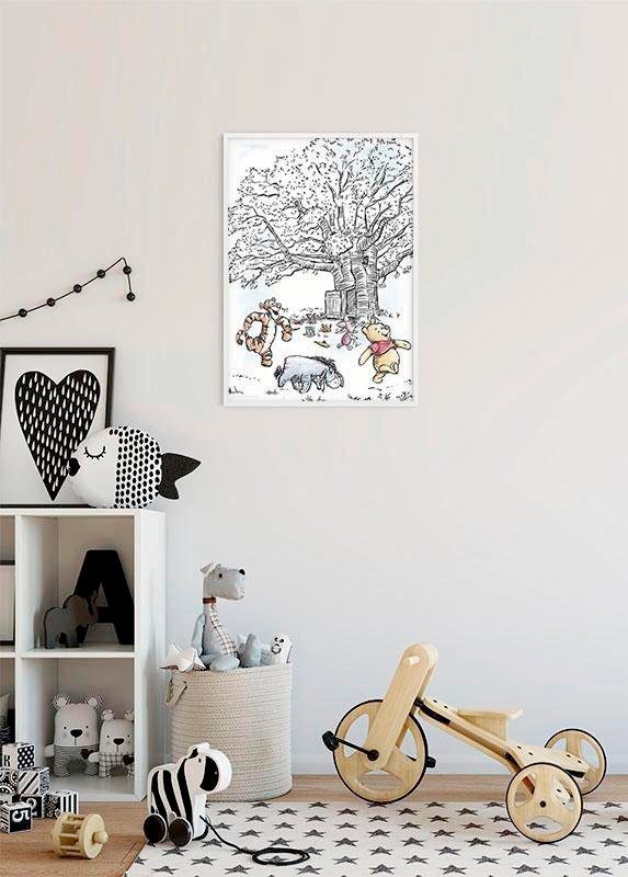 Komar Bild »Winnie the Pooh Playground«, Disney, (1 St.), Wandbild zur Dekoration im Kinderzimmer - ohne Rahmen