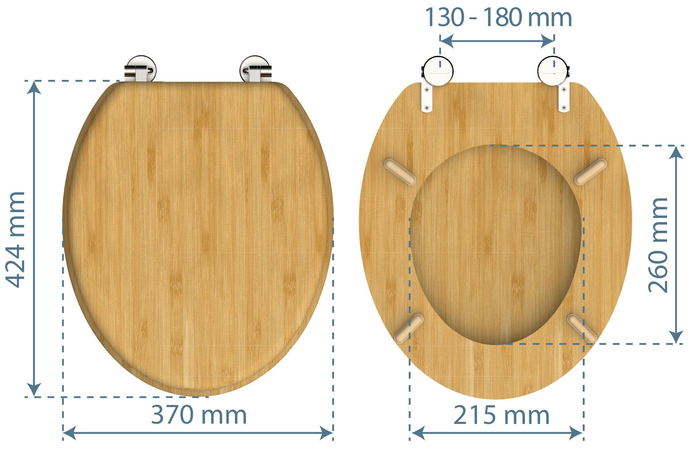 Schütte WC-Sitz »NATURAL BAMBOO«, aus Bambus Vollholz