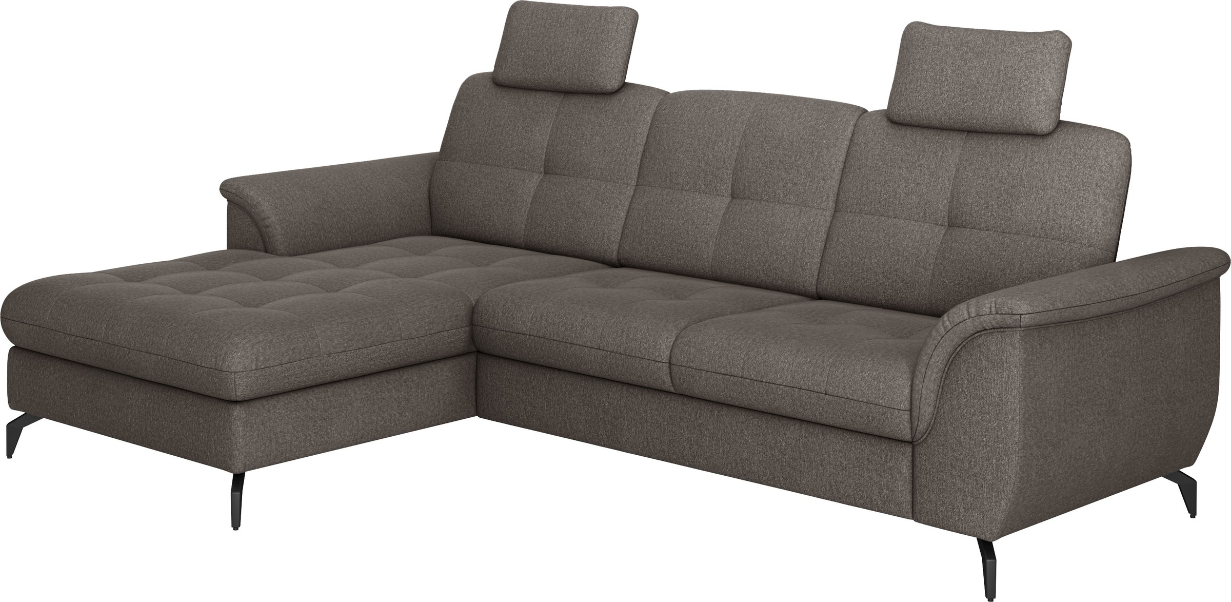 sit&more Ecksofa »Zora L-Form«, wahlweise mit Bettfunktion und Bettkasten