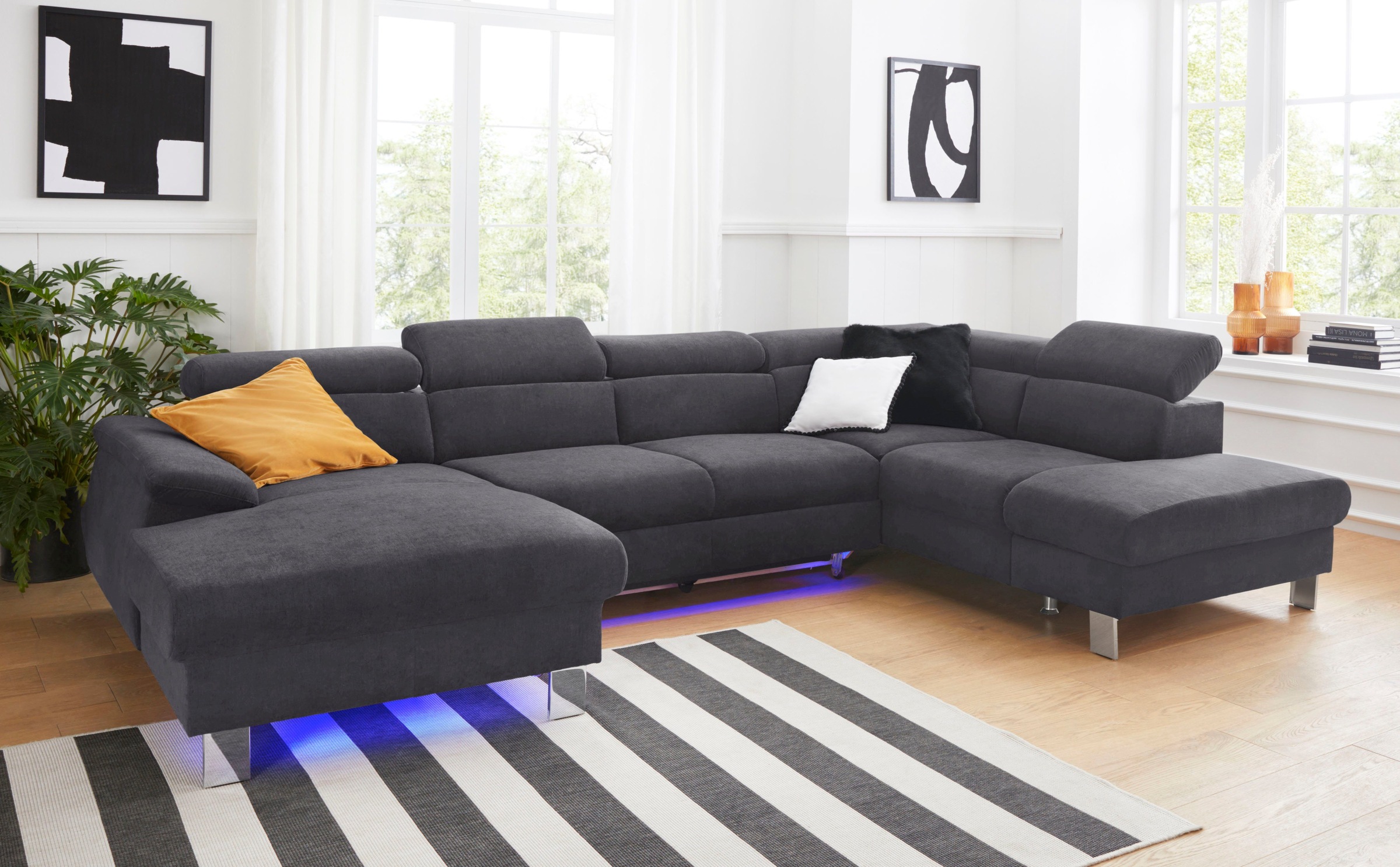 COTTA Polstergarnitur »Komaris U-Form«, (Set), Set bestehend aus: Wohnlands günstig online kaufen