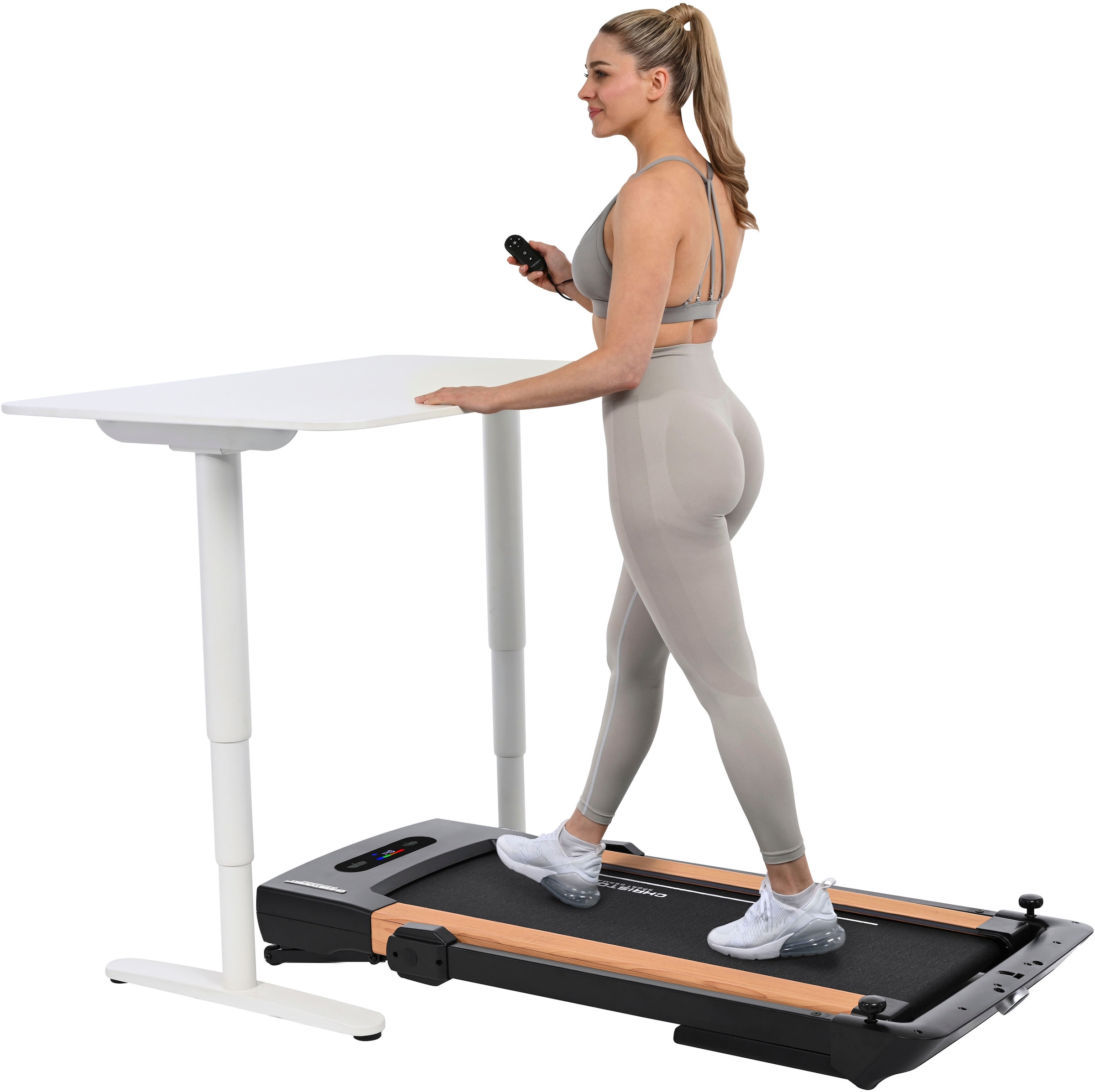 Christopeit Sport® Laufband »2 in 1 S«, (1 tlg., inkl. Bluetooth-Musikboxen), bis max. 14 km/h, klappbar