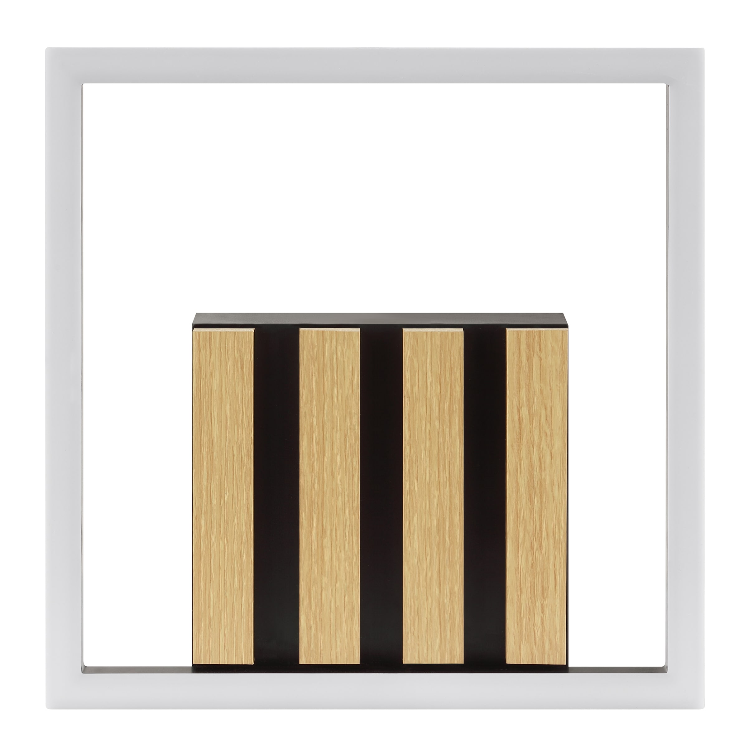 Brilliant LED Deckenleuchte »Calma« LED-Modul 1 Stk. Warmweiß 3000 K, dimmbar, Holz/Metall, schwarz