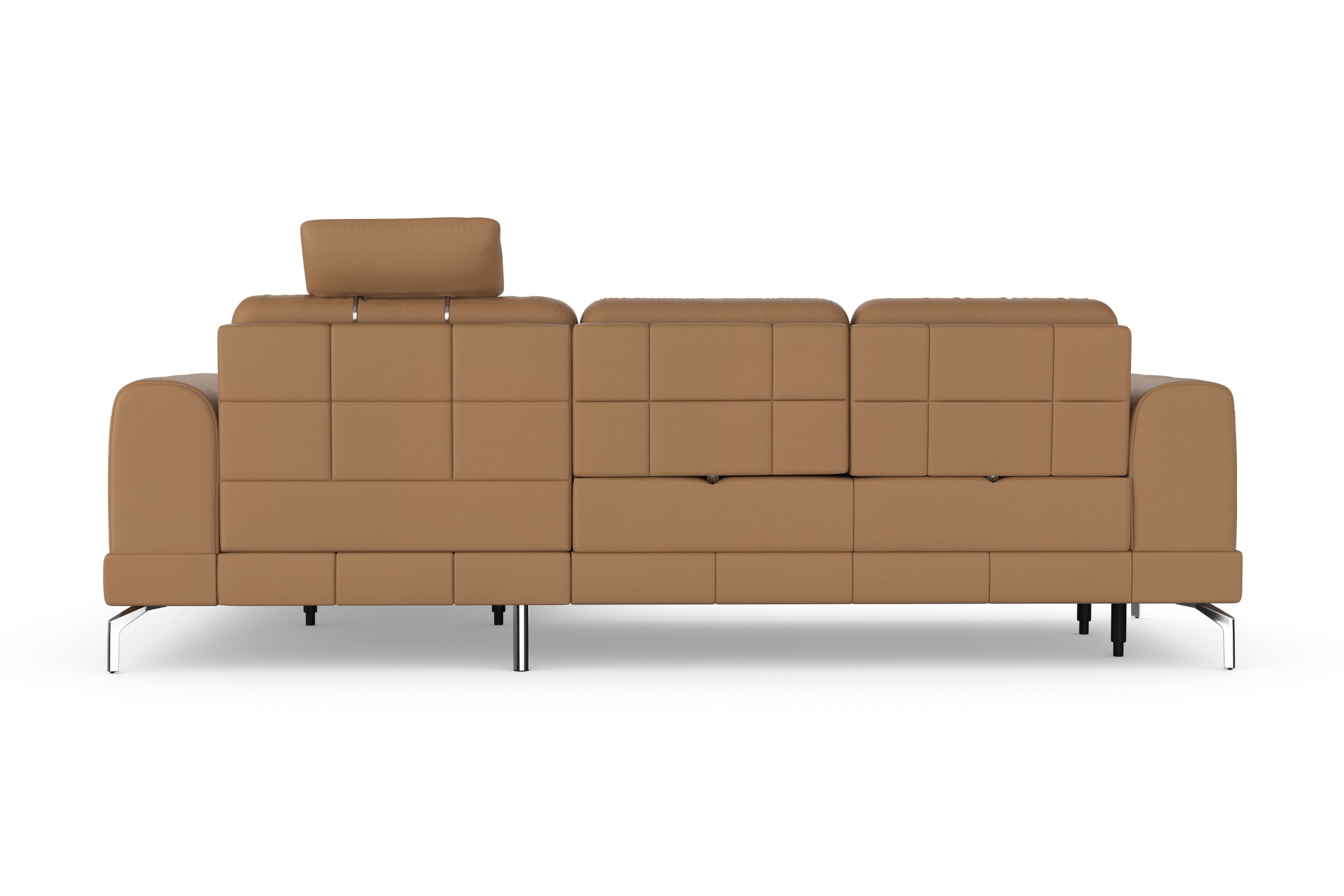 sit&more Ecksofa »Bendigo L-Form«, inklusive Sitztiefenverstellung, Bodenfreiheit 15 cm, 2 Fußfarben