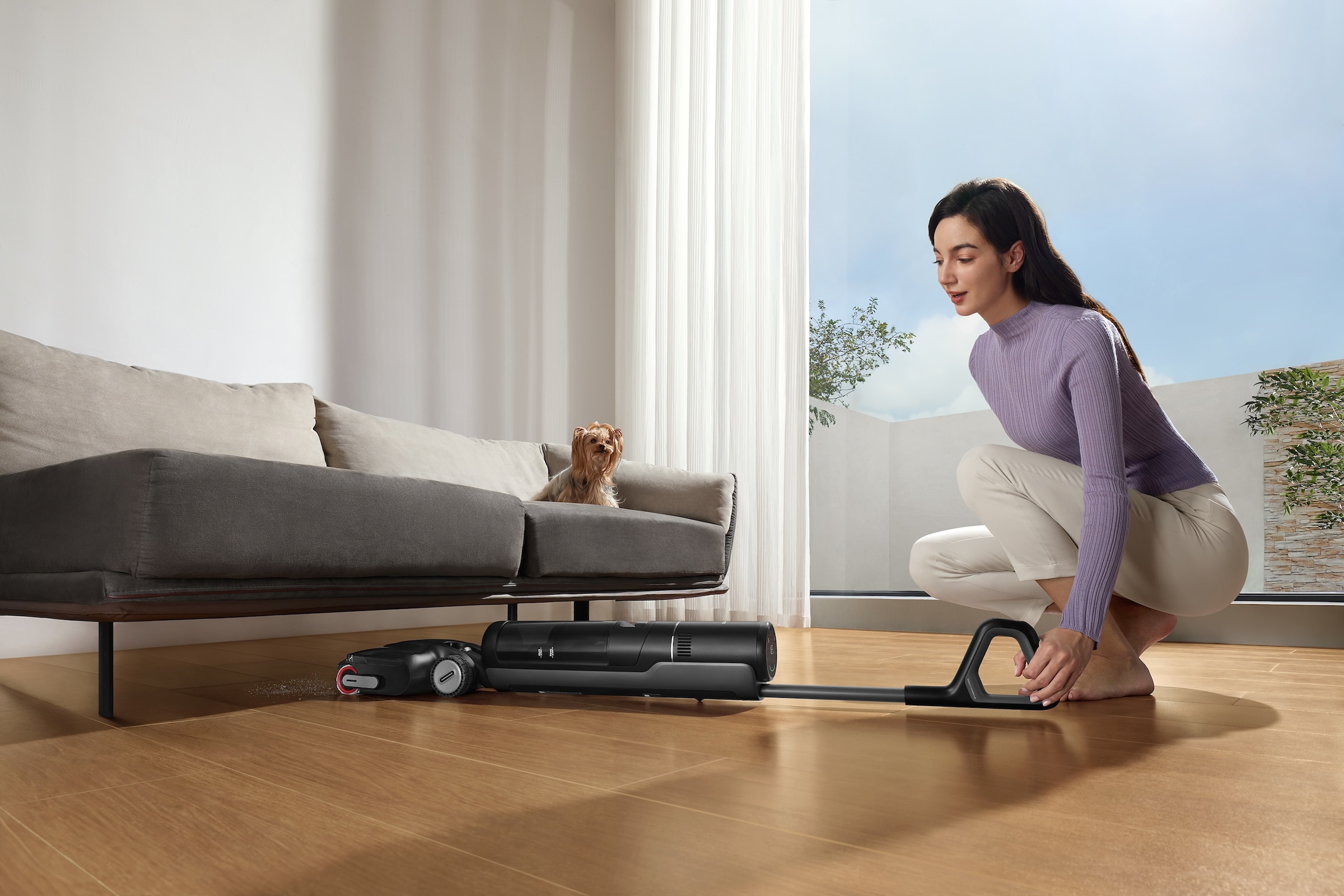 Dreame Nass-Trocken-Sauger »H12 Pro FlexLite« 400 W, 180°-Design, bis zu 300m² Reinigung, gegen Haarverhedderungen