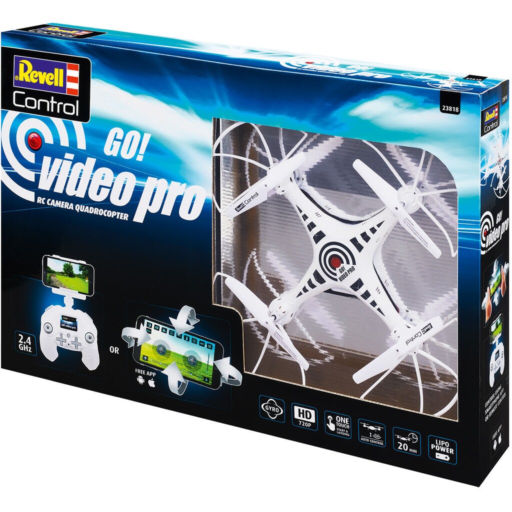 Revell® RC-Quadrocopter »Revell® control, RC Kamera Quadcopter Go! Video Pro«