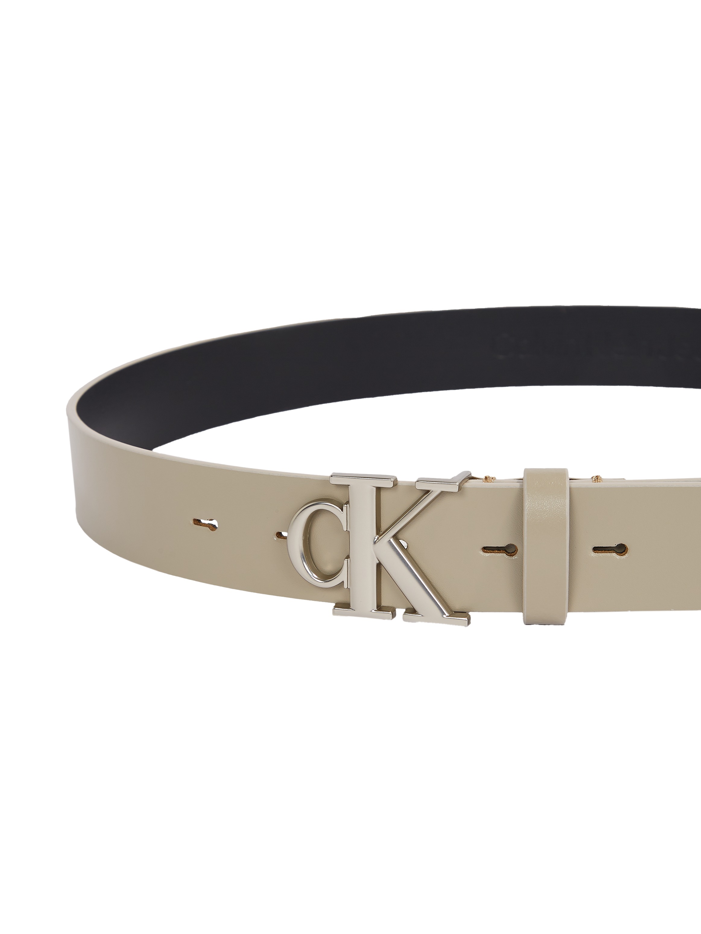 Calvin Klein Jeans Ledergürtel »MONO PLAQUE LTHR BELT 30MM«, mit Logoschnalle