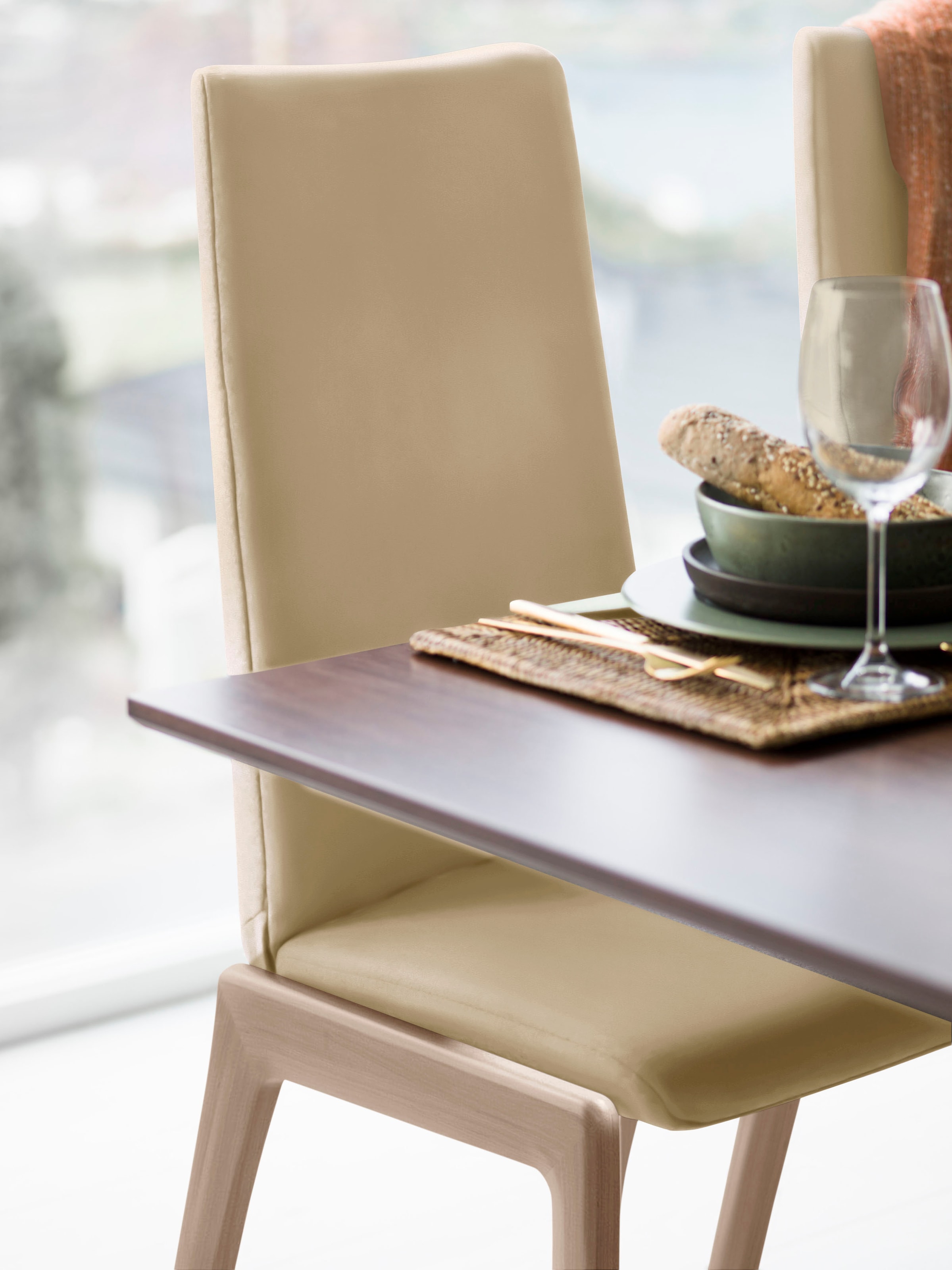 Stressless® Polsterstuhl »Laurel« () High Back, Größe M, mit abgerundeten B günstig online kaufen