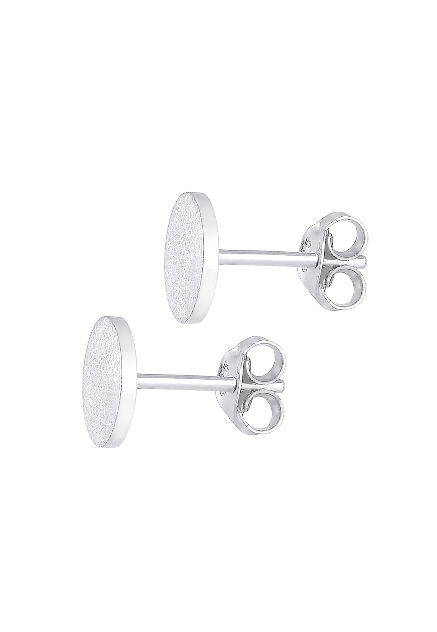 Kuzzoi Paar Ohrstecker »Ohrstecker Plättchen 925 Sterling Silver«