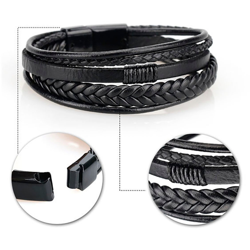 Firetti Lederarmband »Schmuck Geschenk Armschmuck Armkette«, Made in Germany