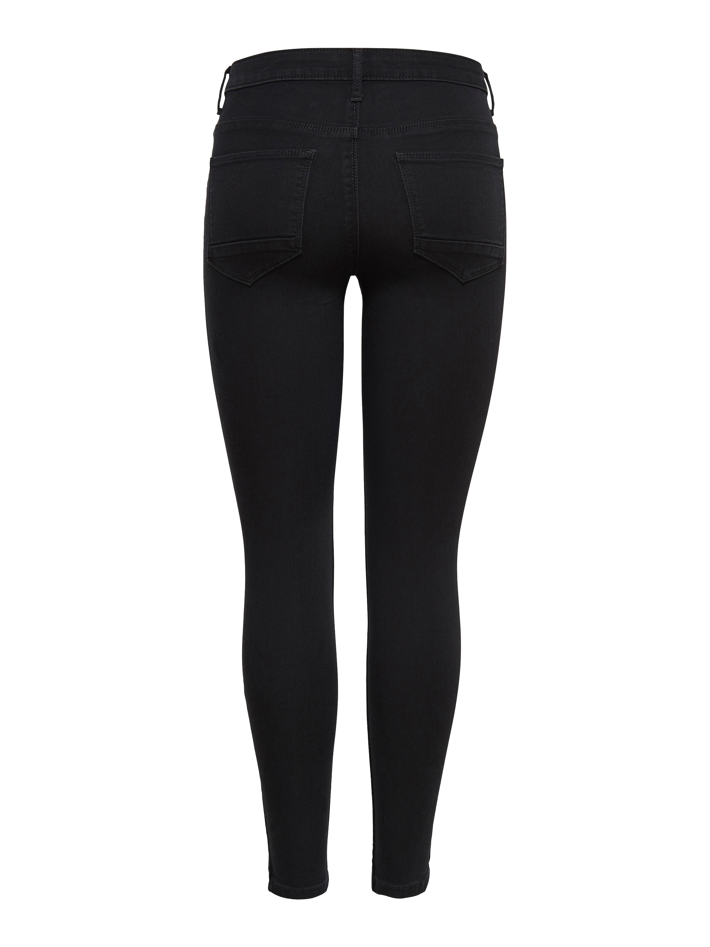 ONLY Ankle-Jeans »ONLKENDELL ETERNAL LIFE ANKLE BLACK NOOS« mit Zipper am Saum