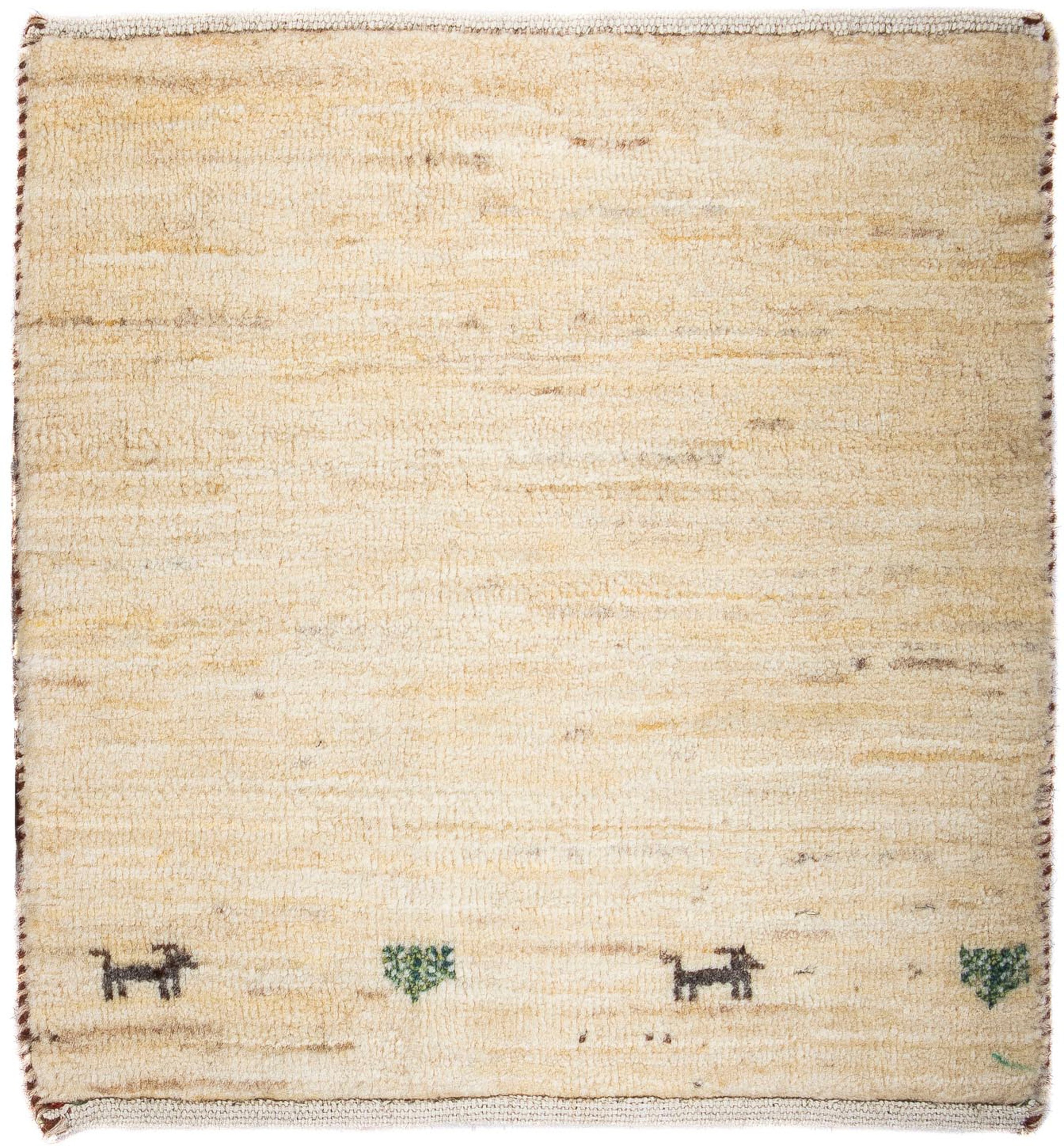 morgenland Wollteppich »Gabbeh - Loribaft Perser quadratisch - 45 x 40 cm - günstig online kaufen