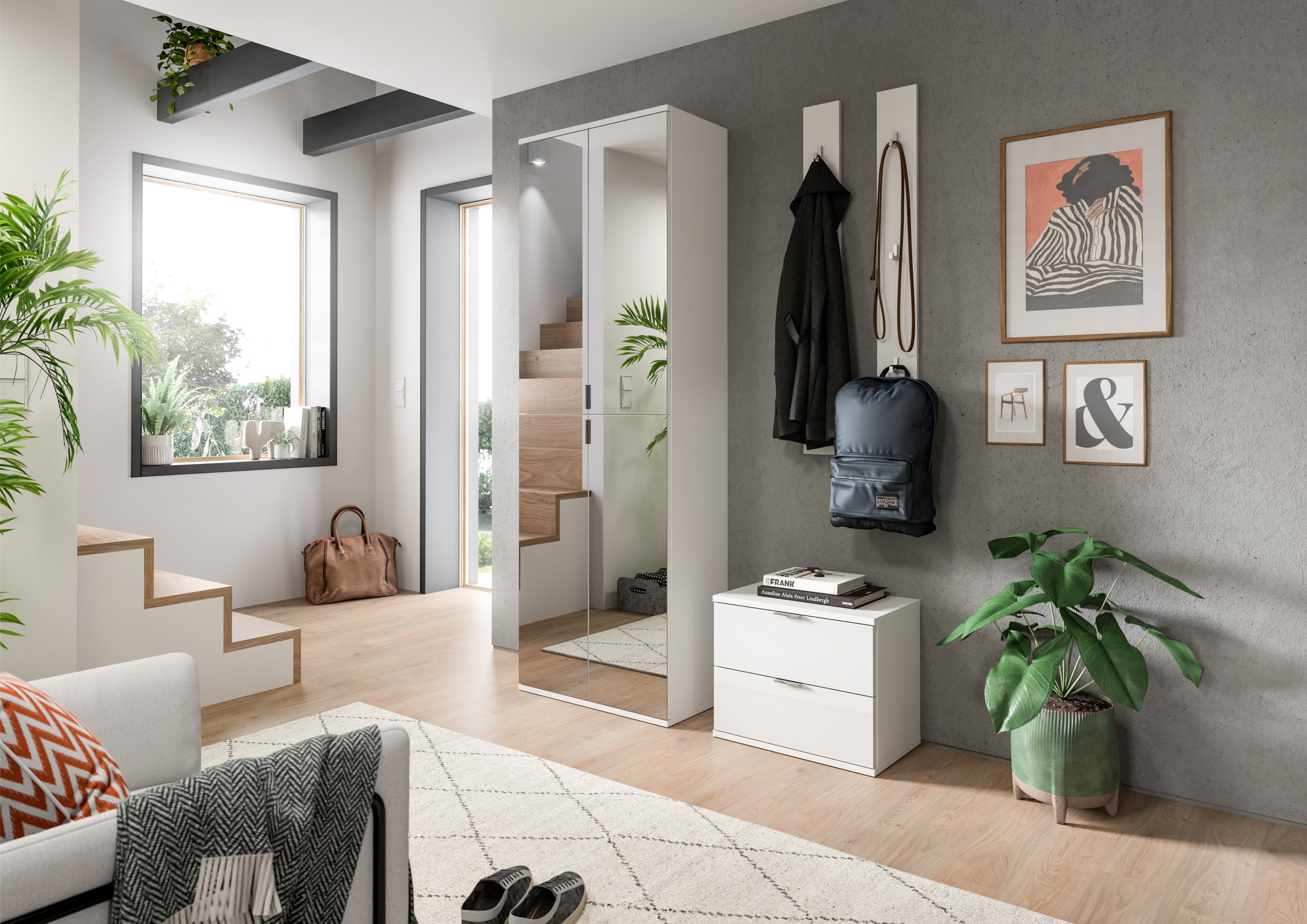 INOSIGN Garderoben-Set, (3 St.), Trondheim, Garderobenset 3-tlg. Breite 128 günstig online kaufen