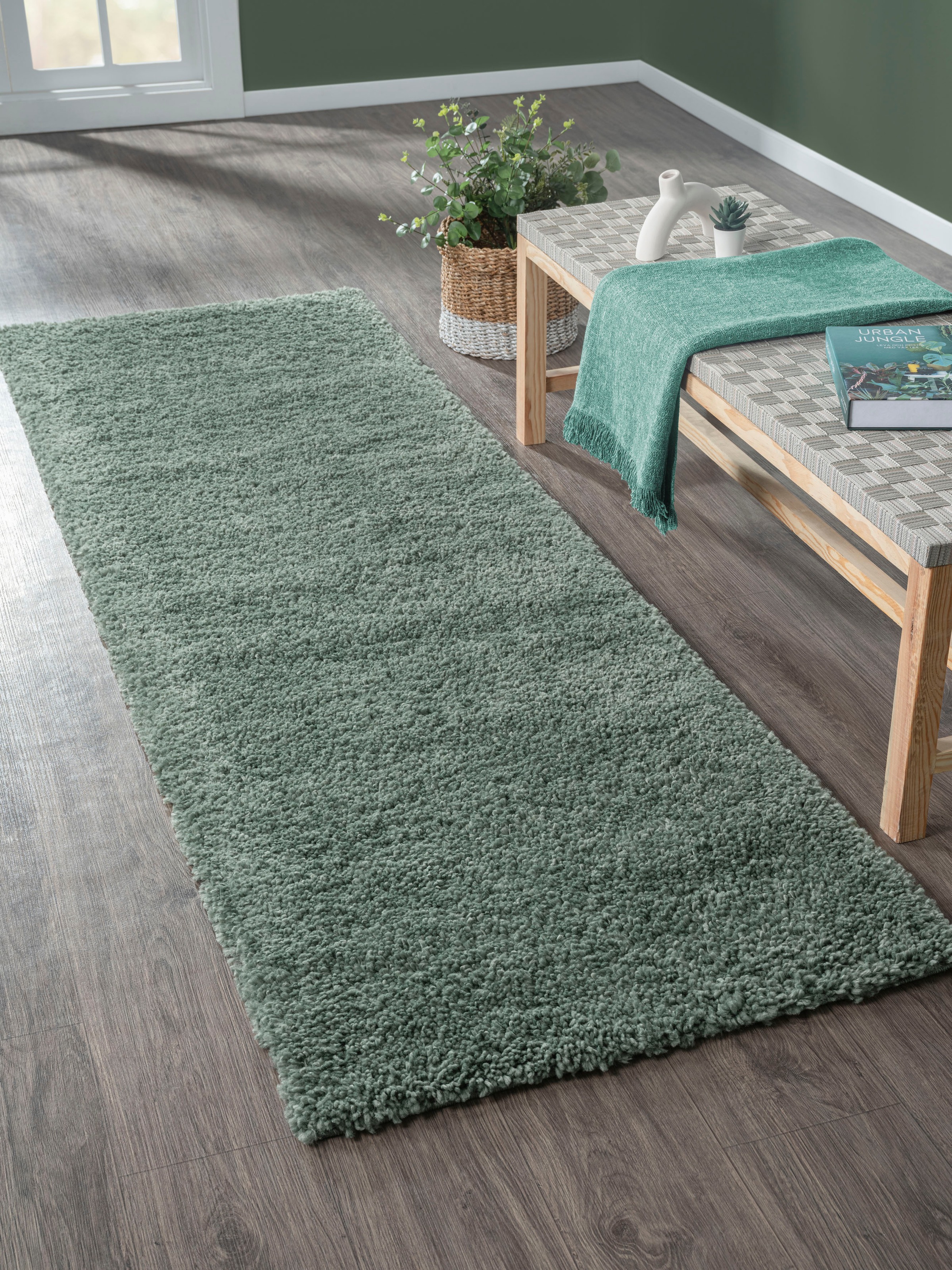 Myflair Möbel & Accessoires Hochflor-Läufer »My Shaggy«, rechteckig, 37 mm günstig online kaufen