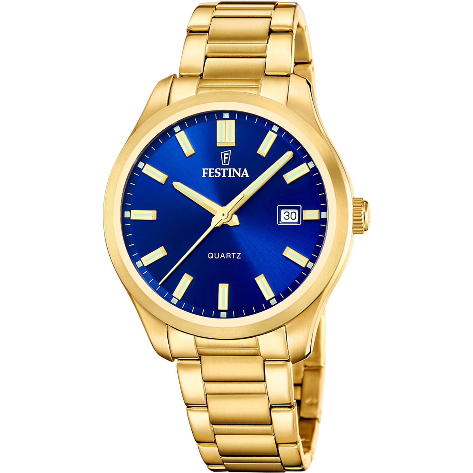 Festina Quarzuhr »Classic Steel« Armbanduhr, Herrenuhr, Edelstahlarmband, Analog, Tag