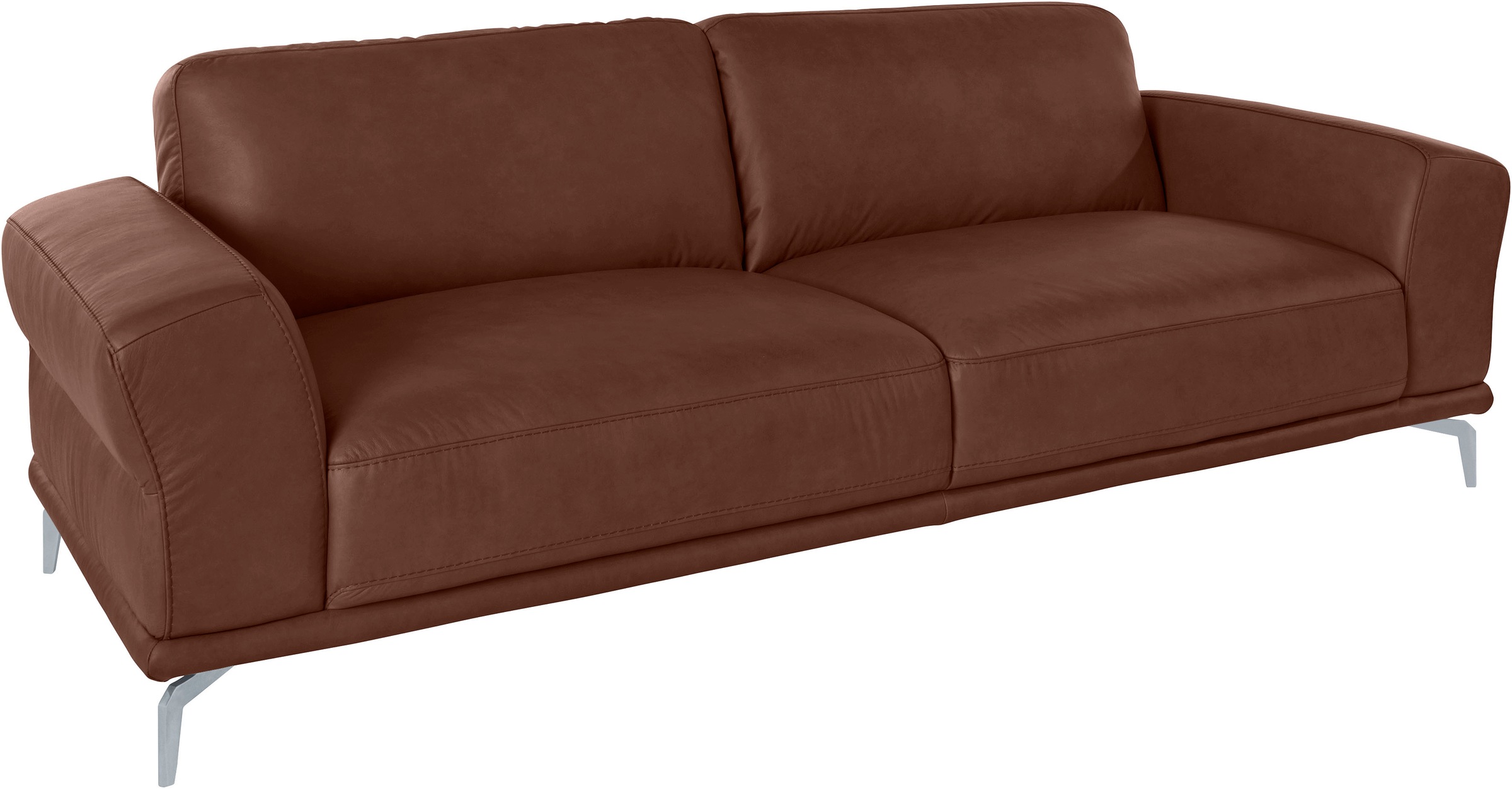 W.SCHILLIG 2,5-Sitzer »montanaa« mit Metallfüßen in Silber matt, Breite 232 günstig online kaufen