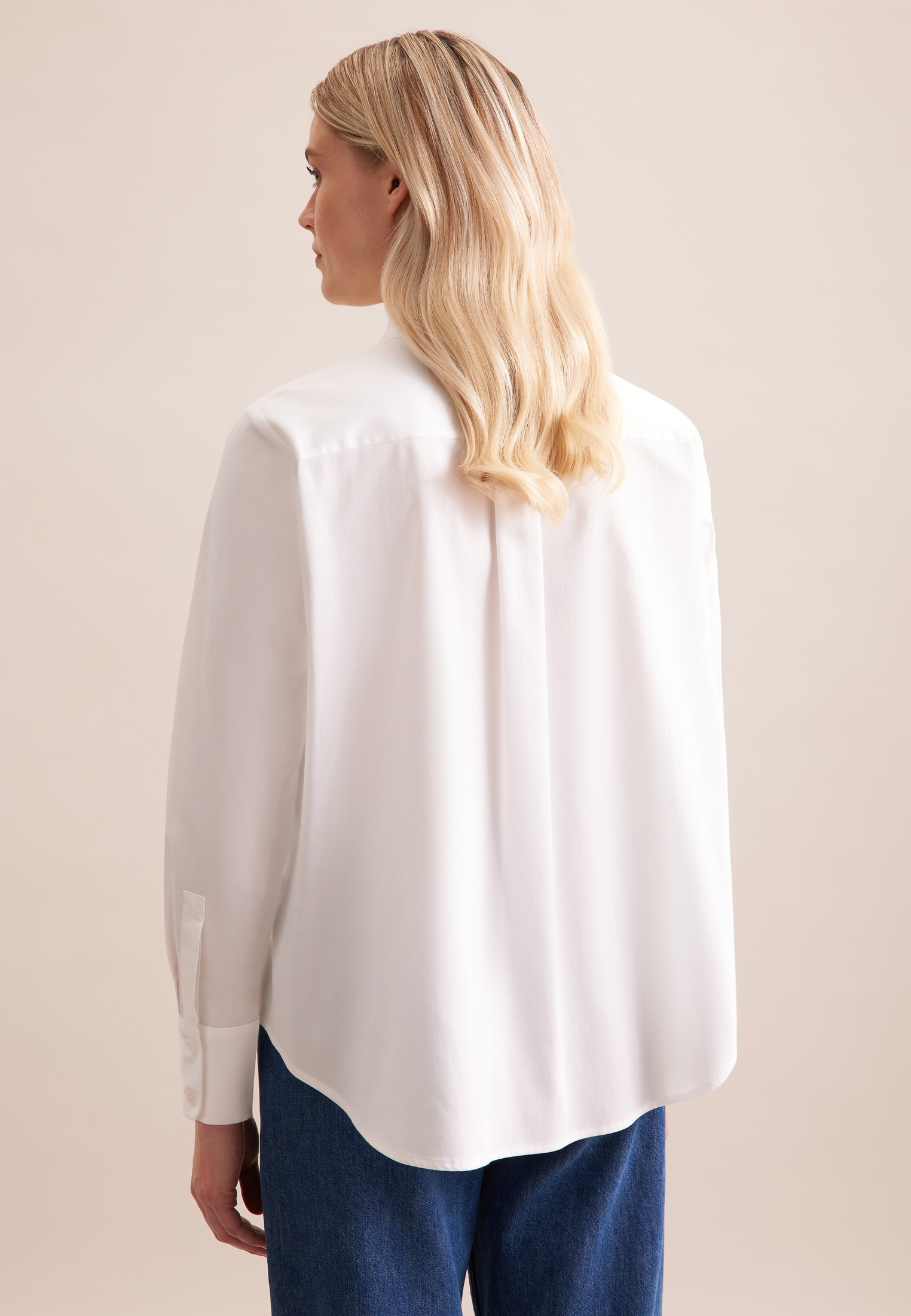 seidensticker Hemdbluse, 1/1 Kragen Uni