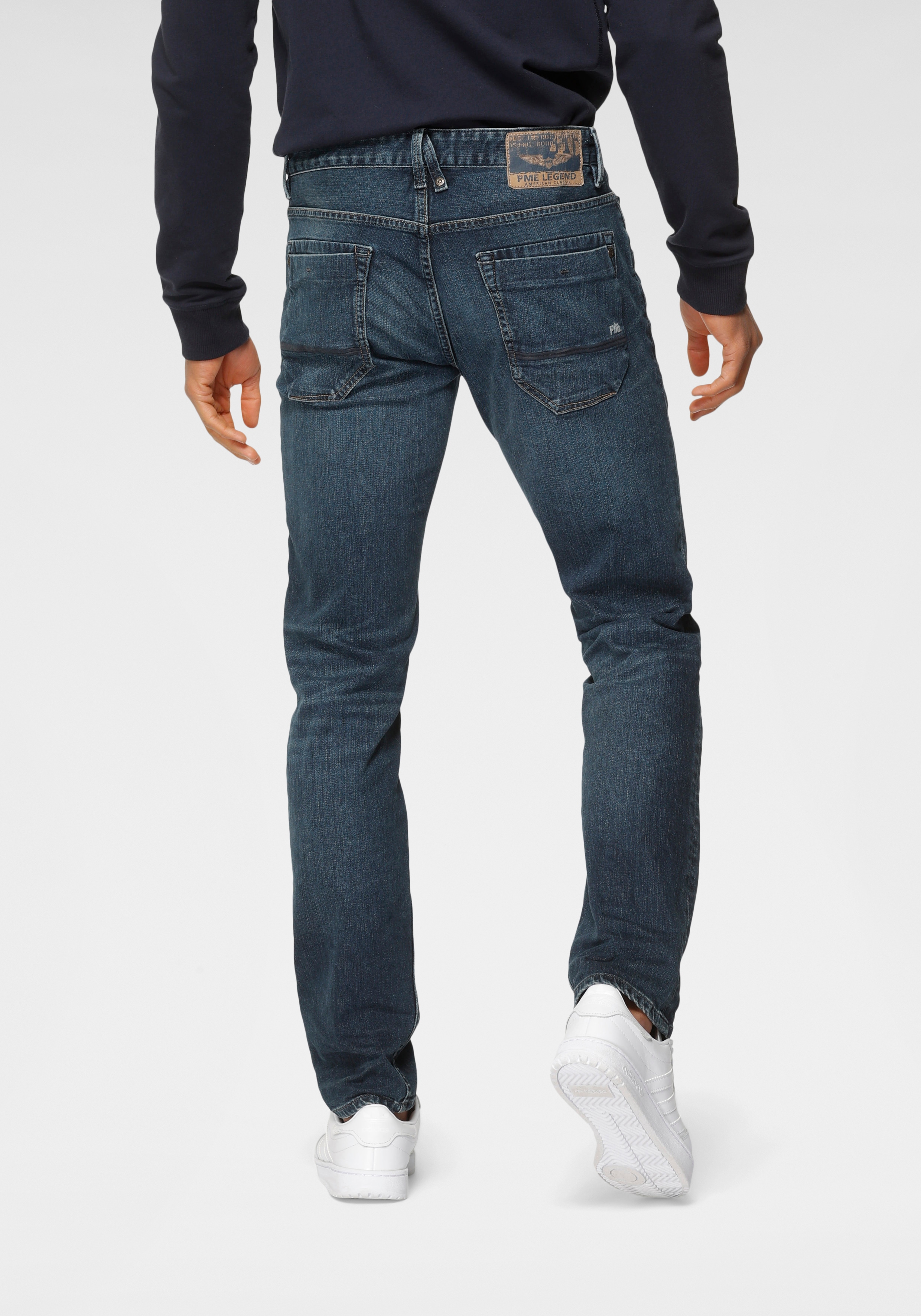 PME LEGEND Tapered-fit-Jeans »SKYMASTER«, im Used Look