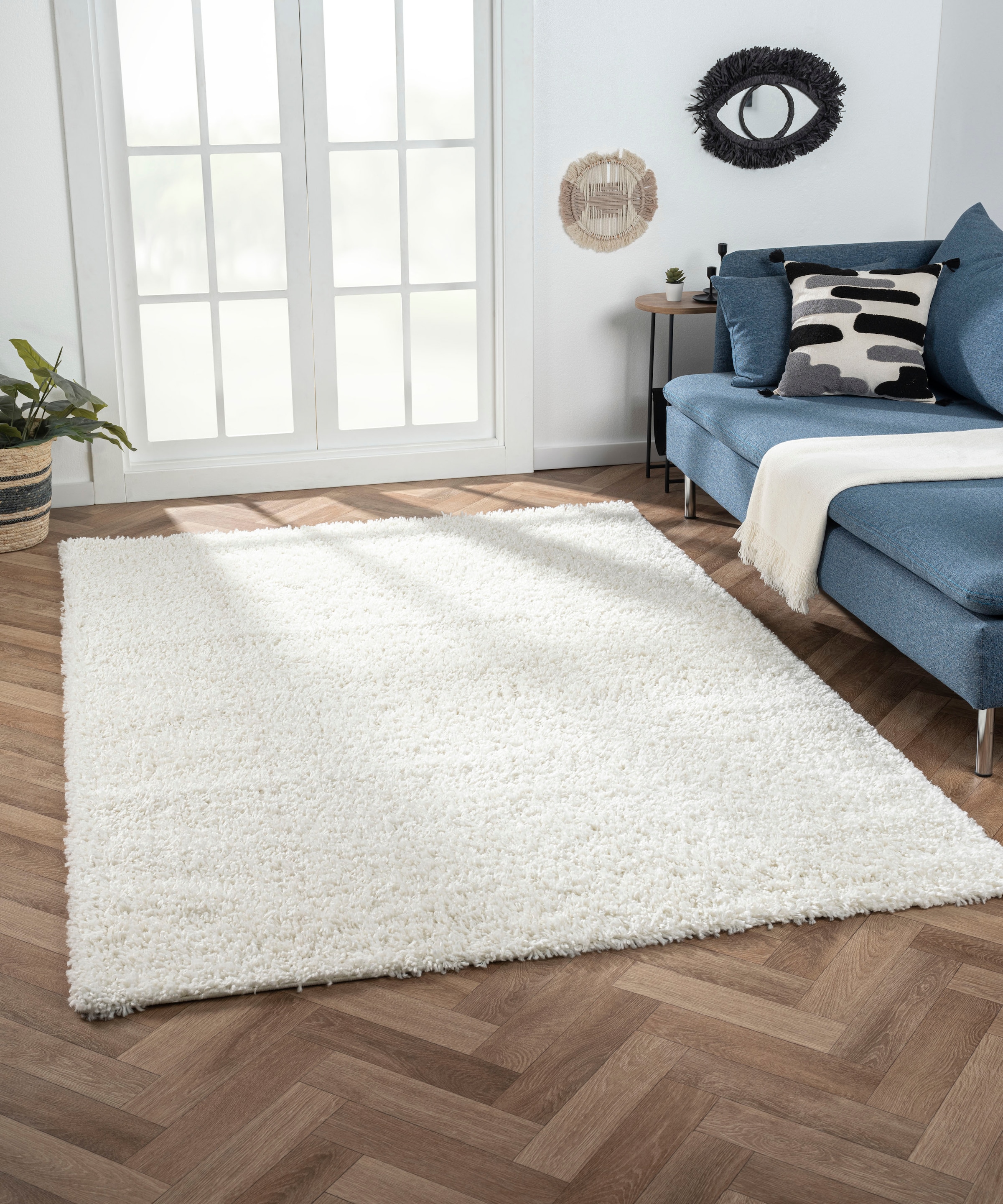 Myflair Möbel & Accessoires Hochflor-Teppich »My Shaggy«, rechteckig, 37 mm günstig online kaufen