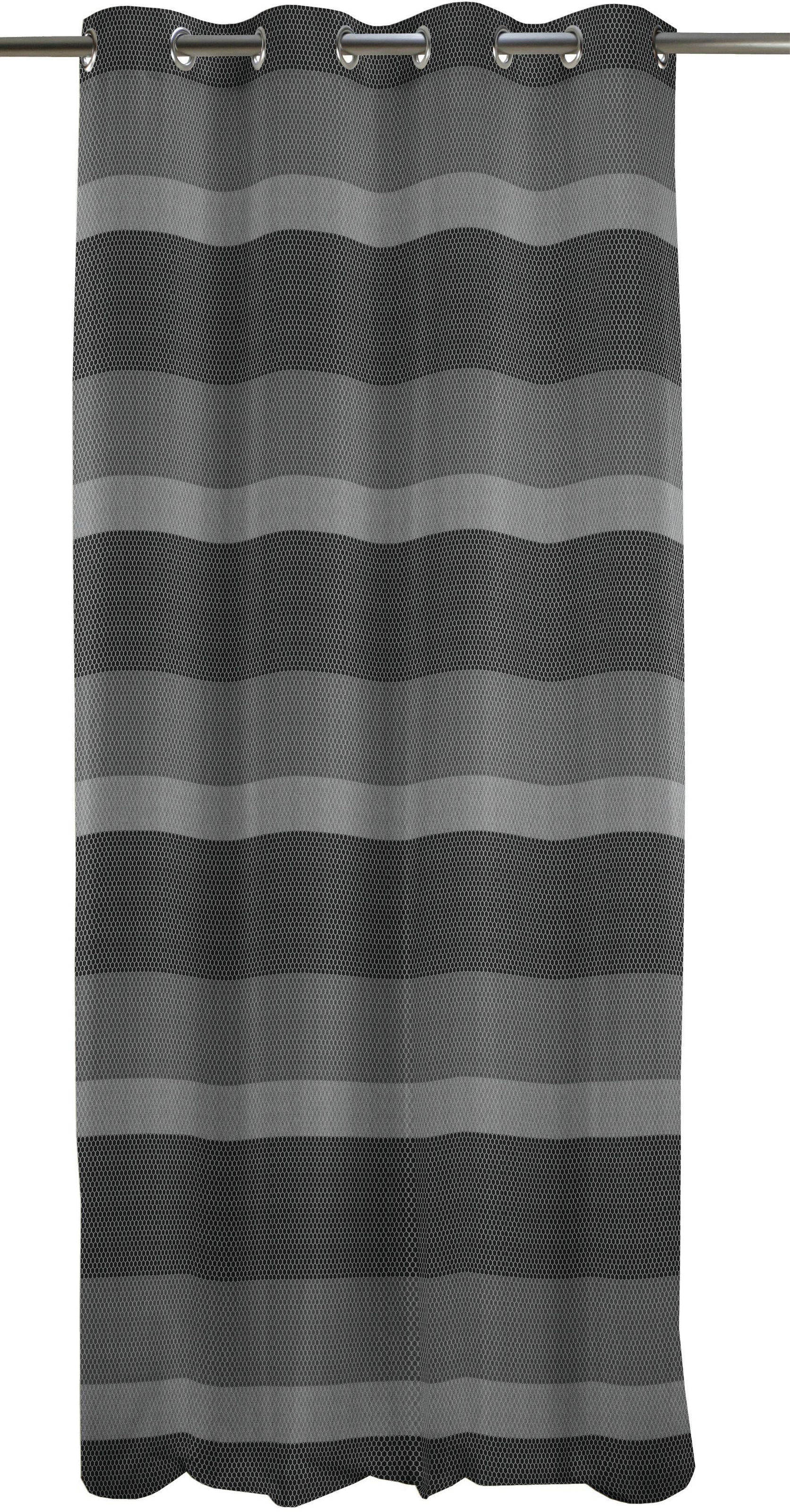 APELT Gardine »Rayon«, (1 St.), HxB: 245x140, Rayon, Ösenschal mit Metallös günstig online kaufen